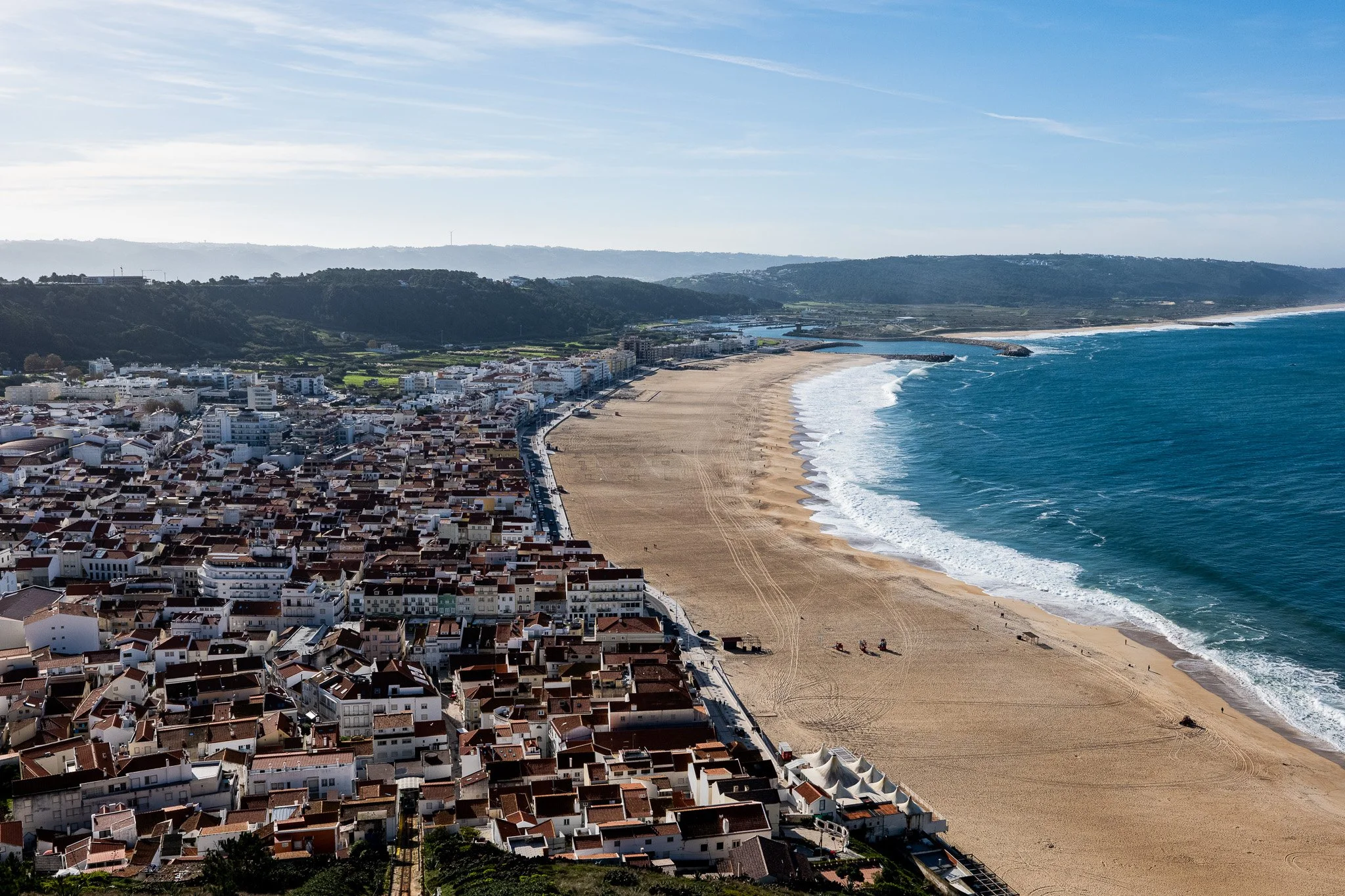 Nazare's Shoreline.