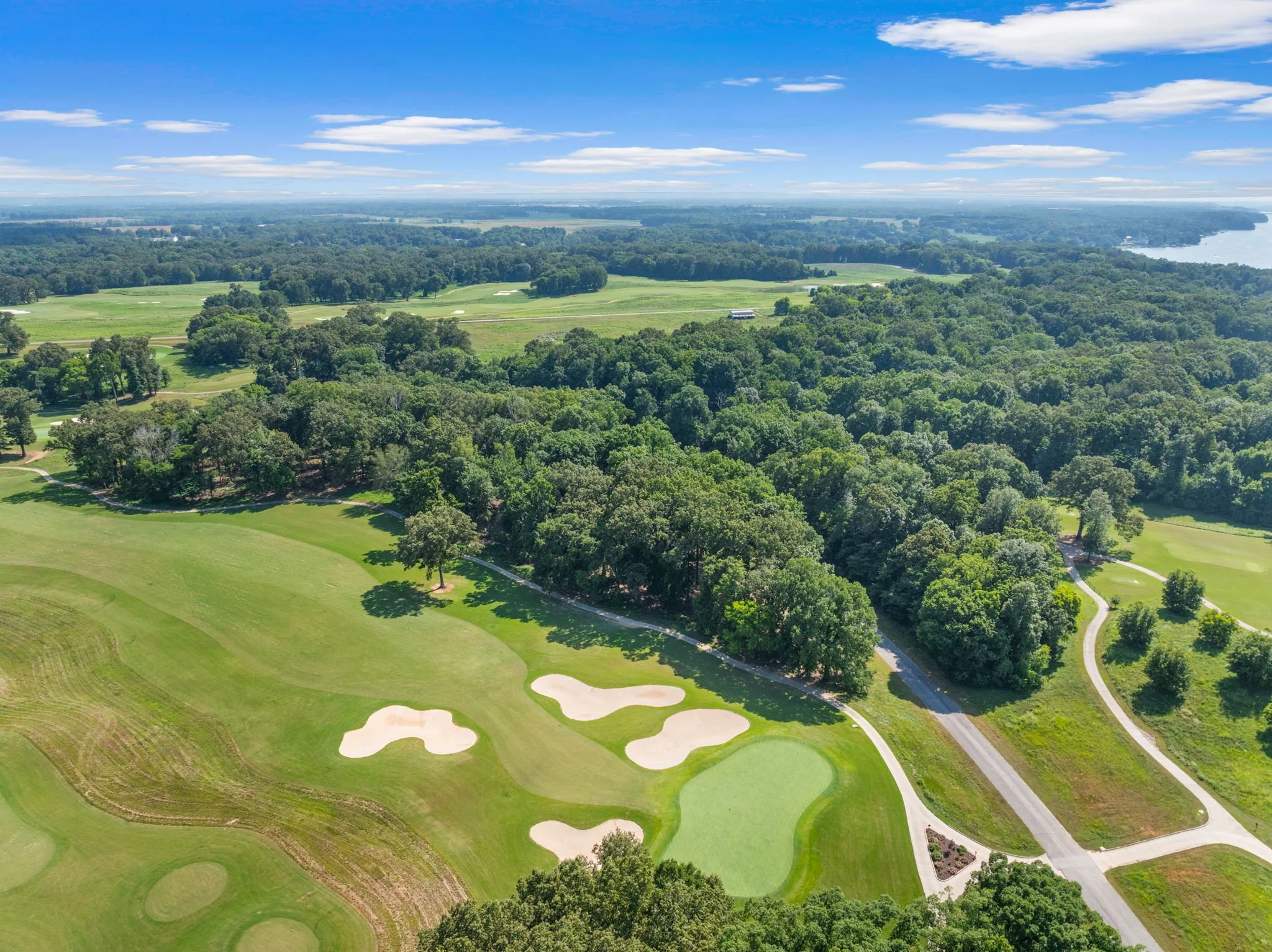 	
Aerial view of the Reserve Subdivision next to the Robert Trent Jones golf course in Muscle Shoals