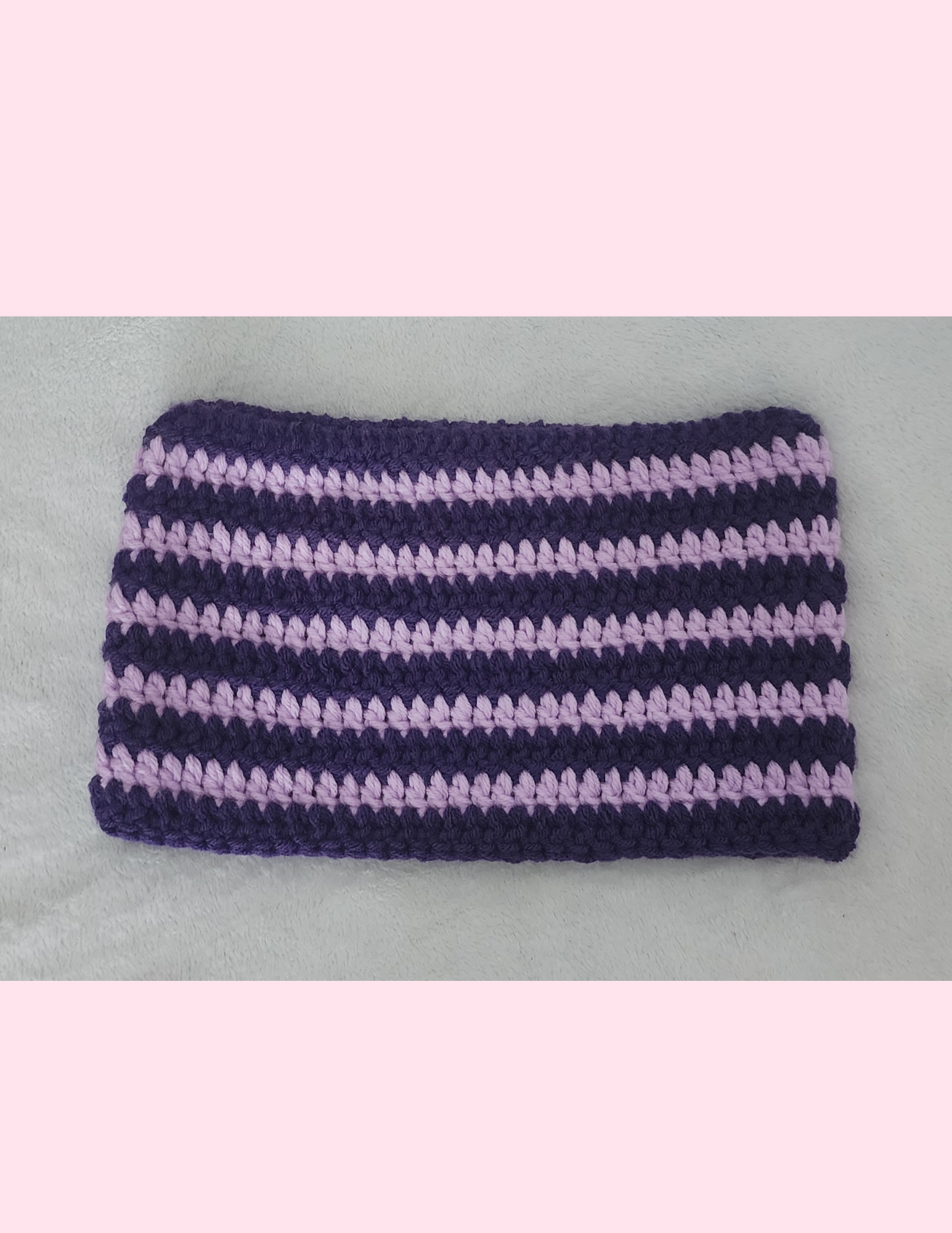 Cat Beanie (Dark & Light Purple)