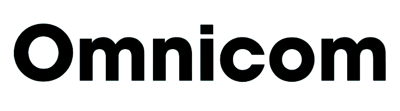 The Omnicom logo, featuring the company name in black outline text.