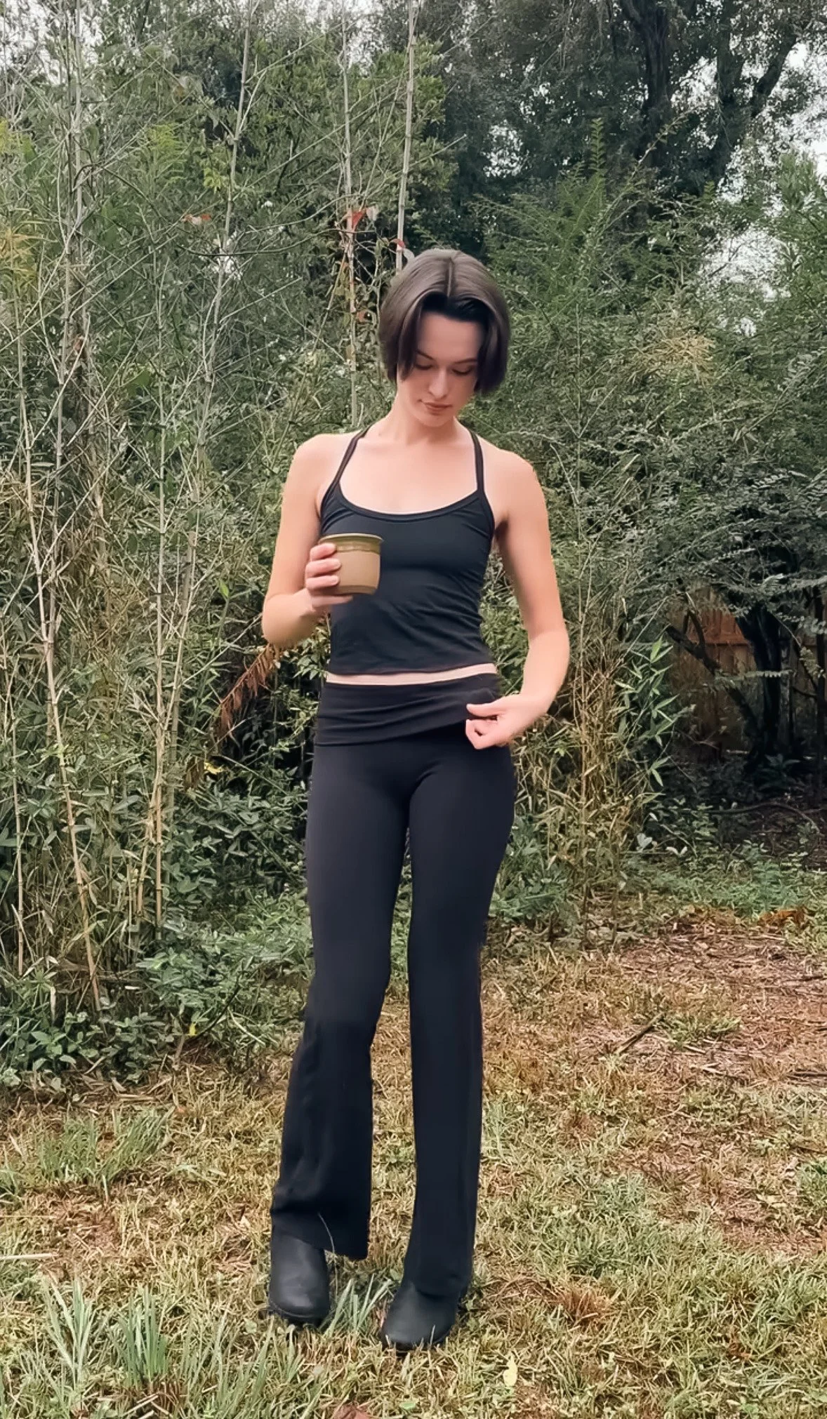 Fold-over Yoga Pants