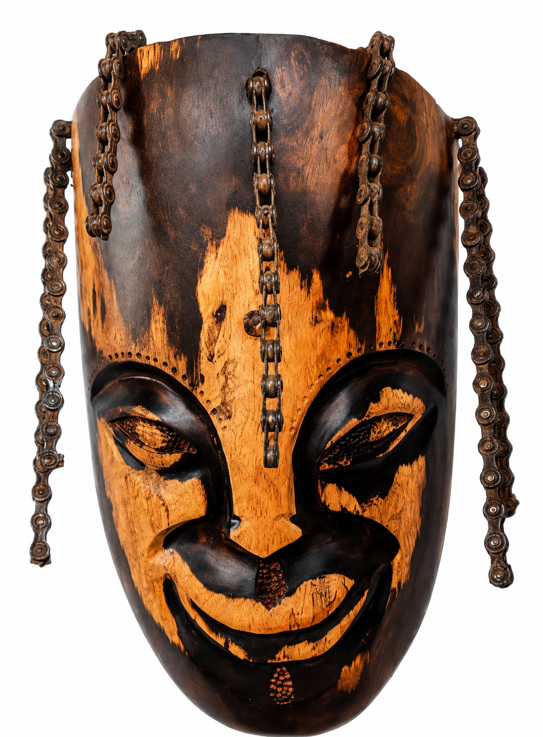GUERRERO

Madera: Cocobolo
Dimensiones: 25"(H)×13"(W)×6"(D) 

La fuerza, el coraje y la determinación han sido cualidades que transforman la historia. Esta escultura rinde homenaje al espíritu de quienes enfrentan los desafíos con valentía y persever
