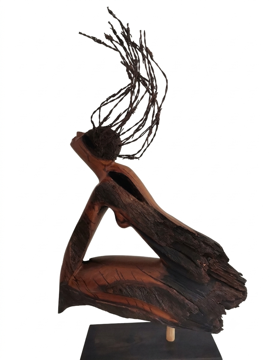 La dama del cabello.