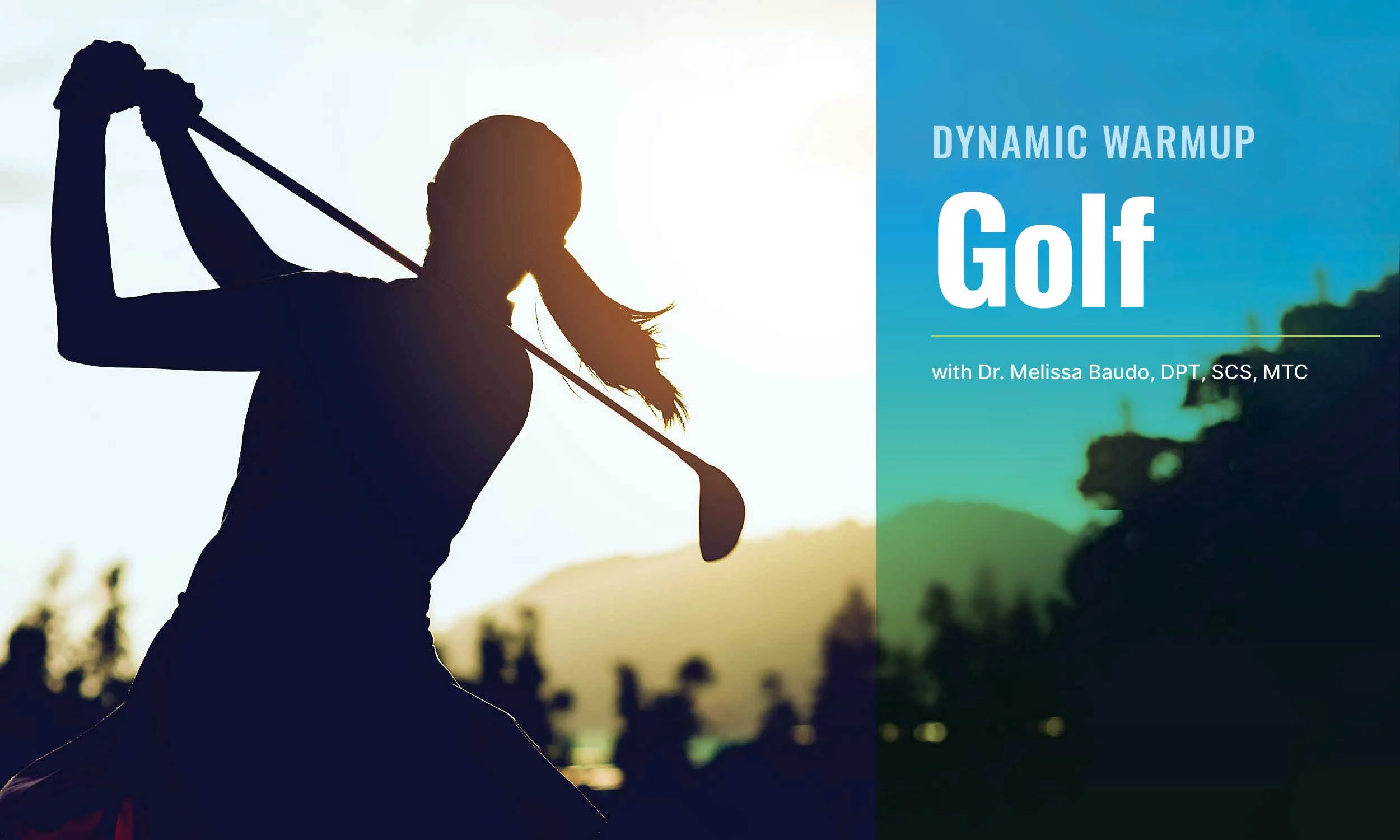 Dynamic Warmup: Golf