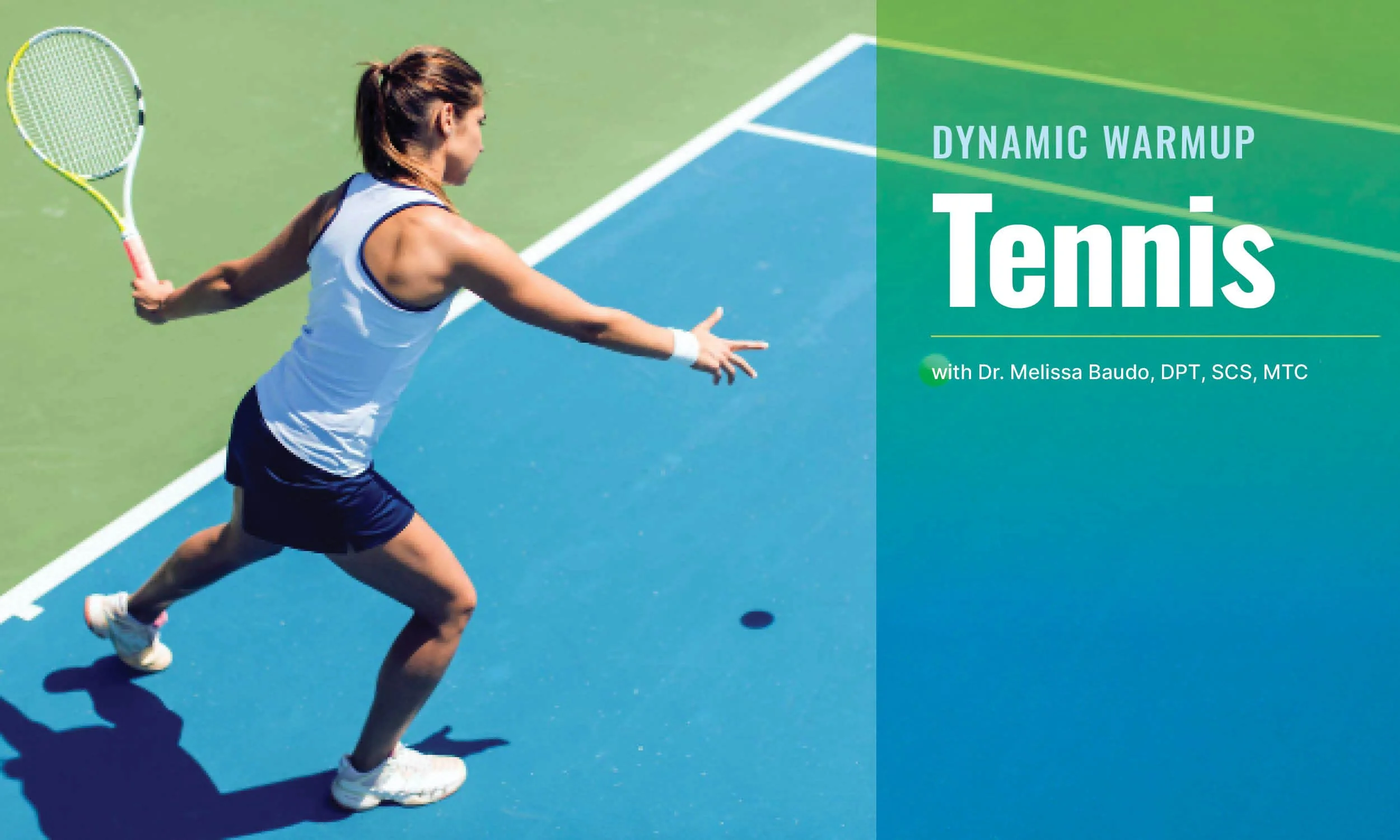 Dynamic Warmup: Tennis