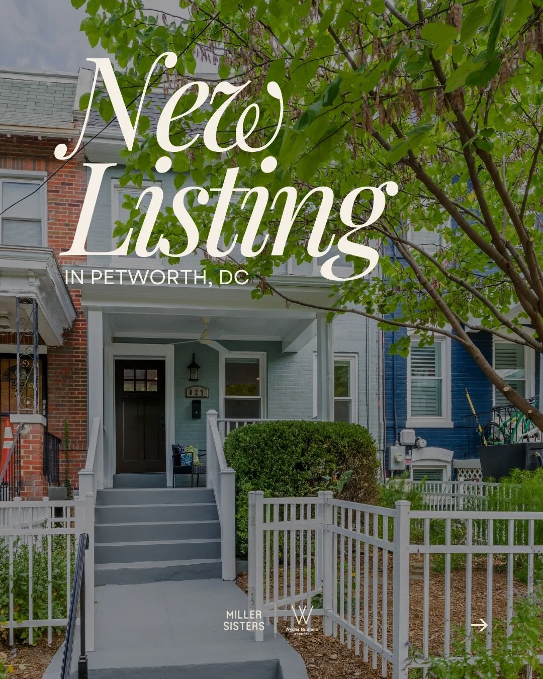 NEW LISTING in Petworth, DC!! This picture-perfect 3BR/3BA rowhome blends classic DC charm with thoughtful updates throughout. Inside, you&rsquo;ll find soaring ceilings, hardwood floors, exposed brick, a spacious chef&rsquo;s kitchen with Viking app