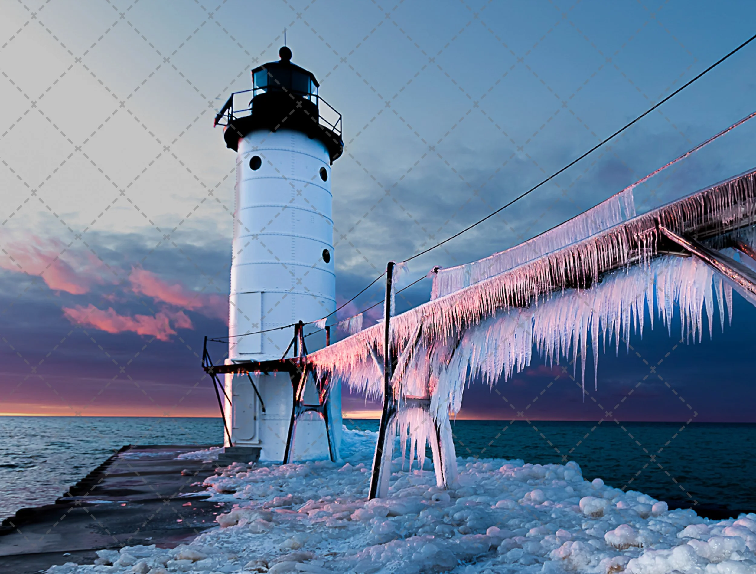 Manistee Lighthouse~Iced over.jpg