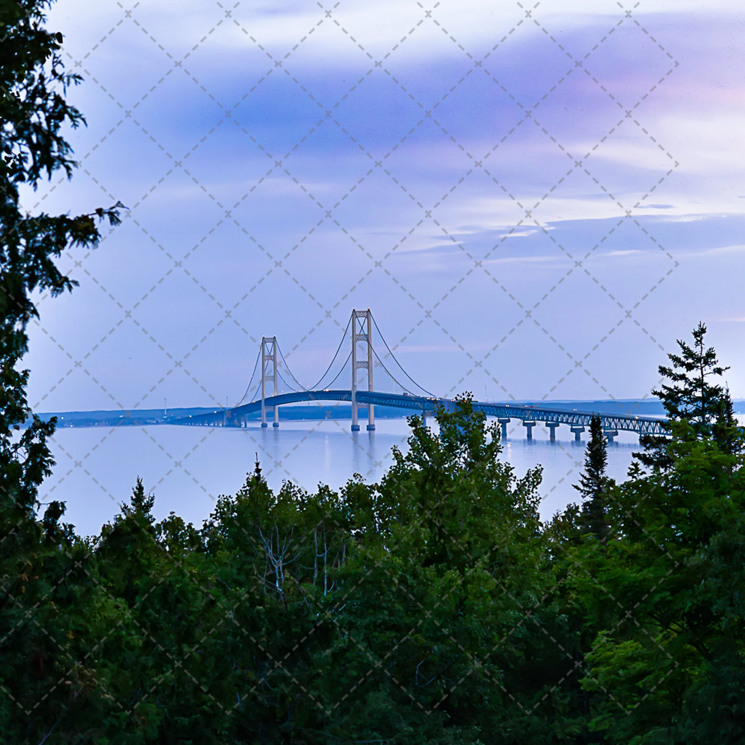 Mackinac Bridge ~Sunset North side.jpg
