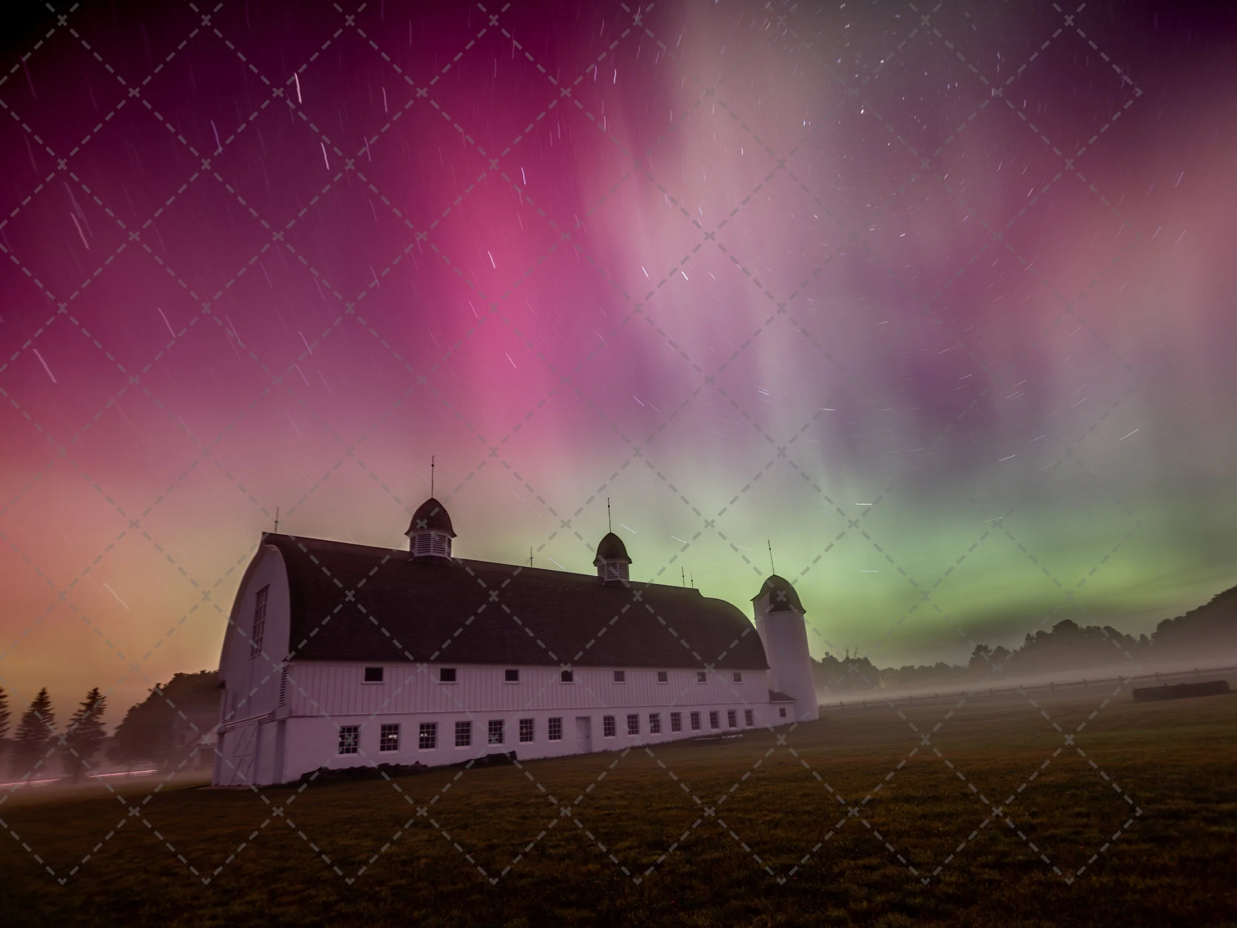 D.H DayFarm Barn~Northern Lights.jpg