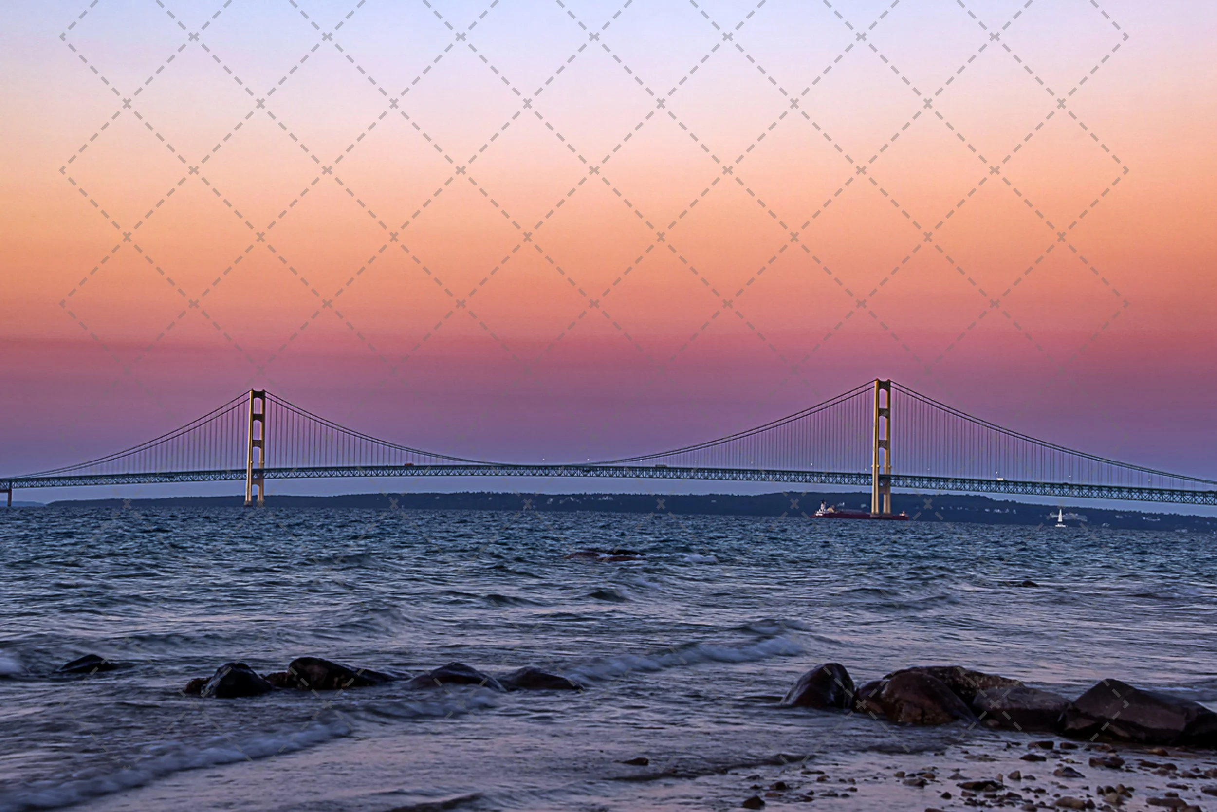 Mackinac Bridge~West Side Sunset.jpg