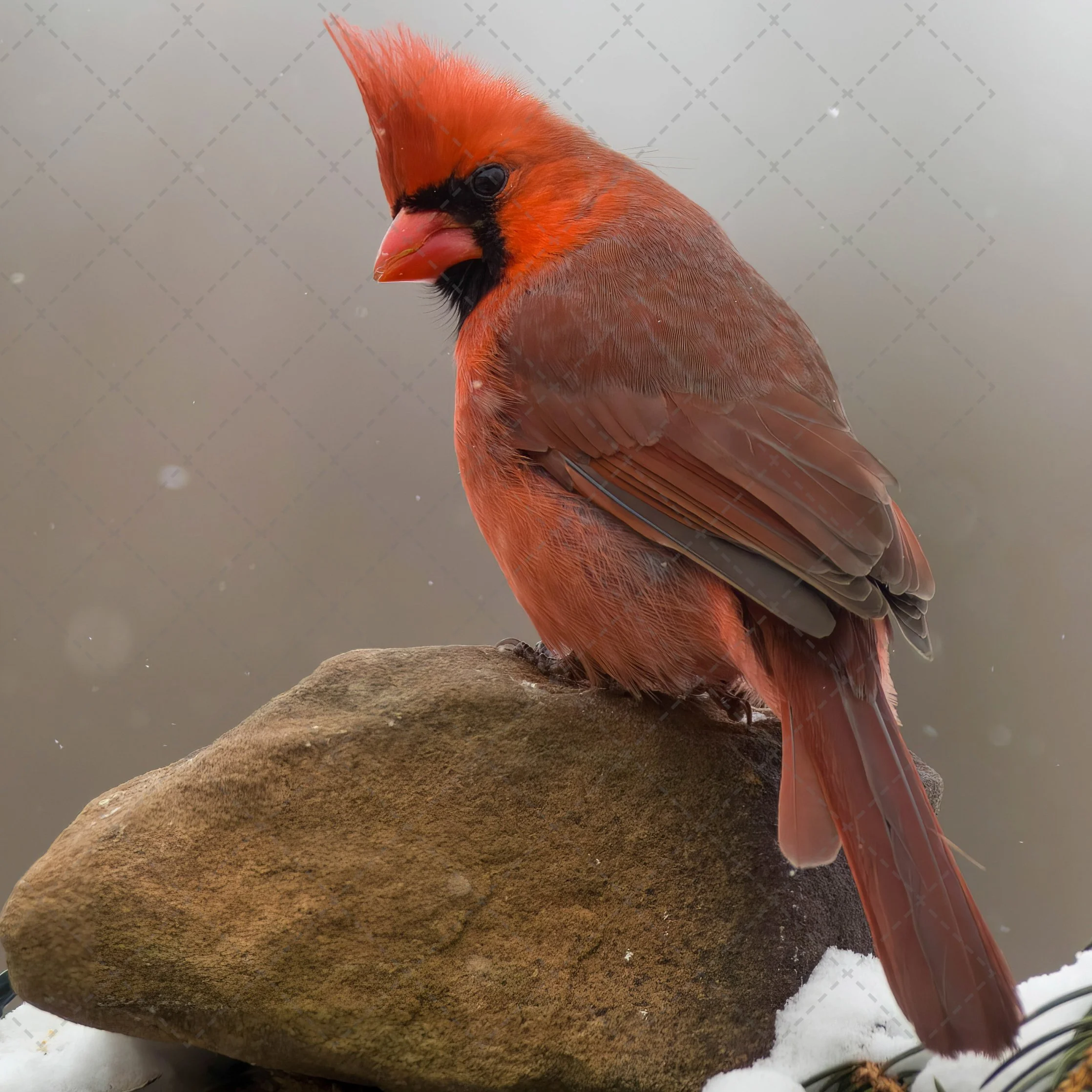 Cardinal~On the rock.jpg