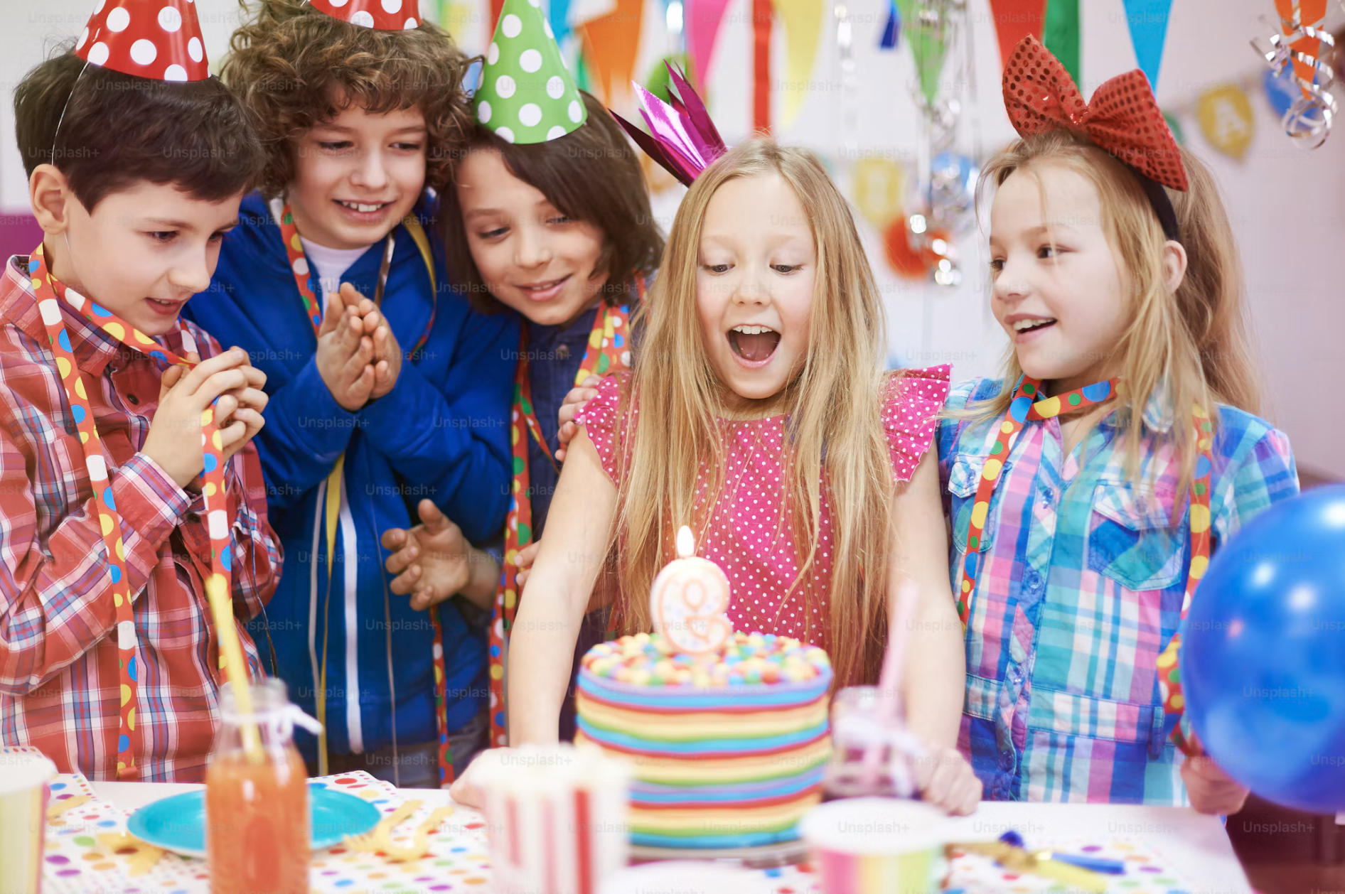 Upleveled birthday party package
