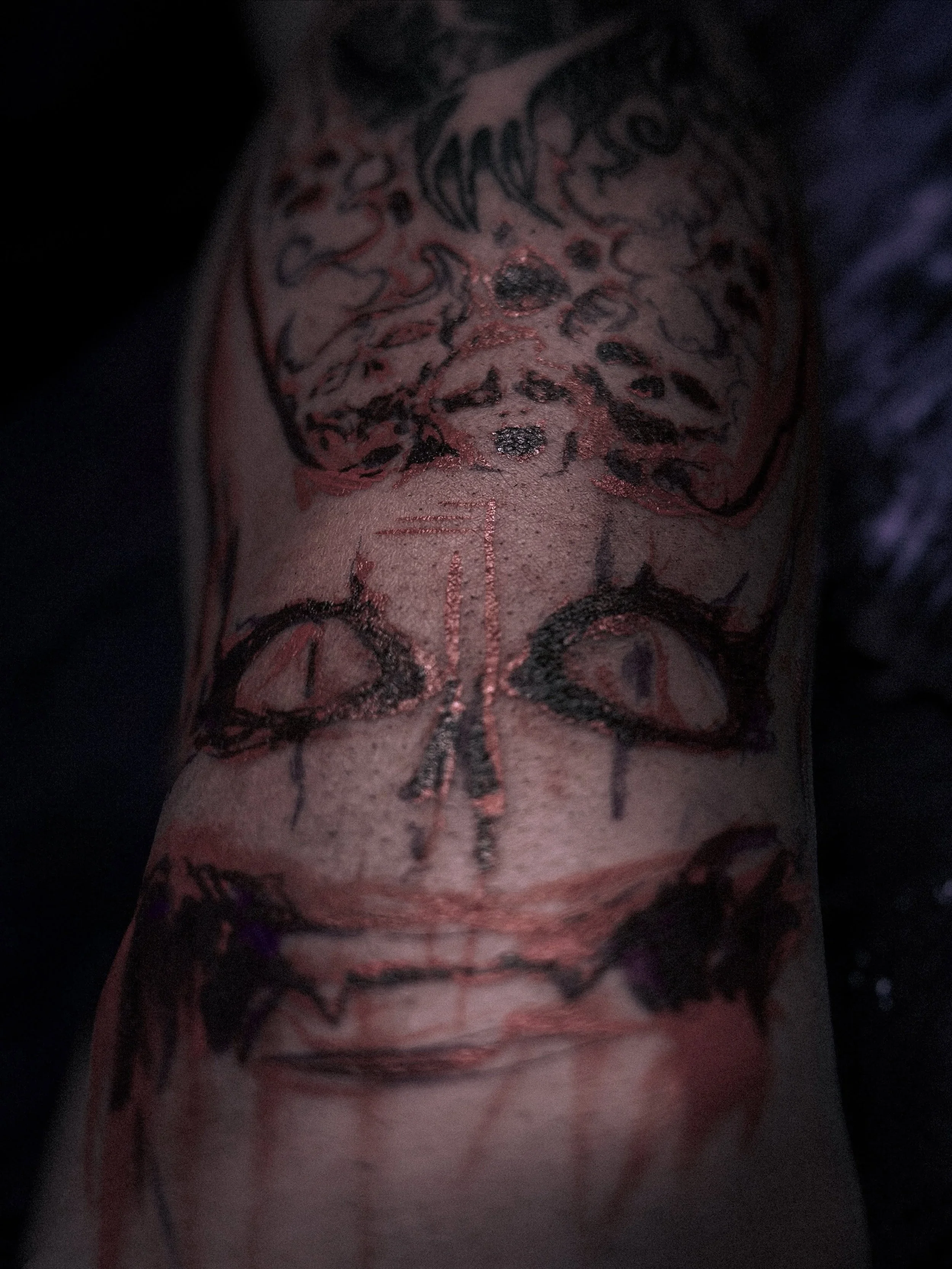 nunca subi este de hace tiempo, :3 tatuense mas cosas en este estilo, no sean gei. 

#darkworktattoo #tattoochile #freehandtattoo