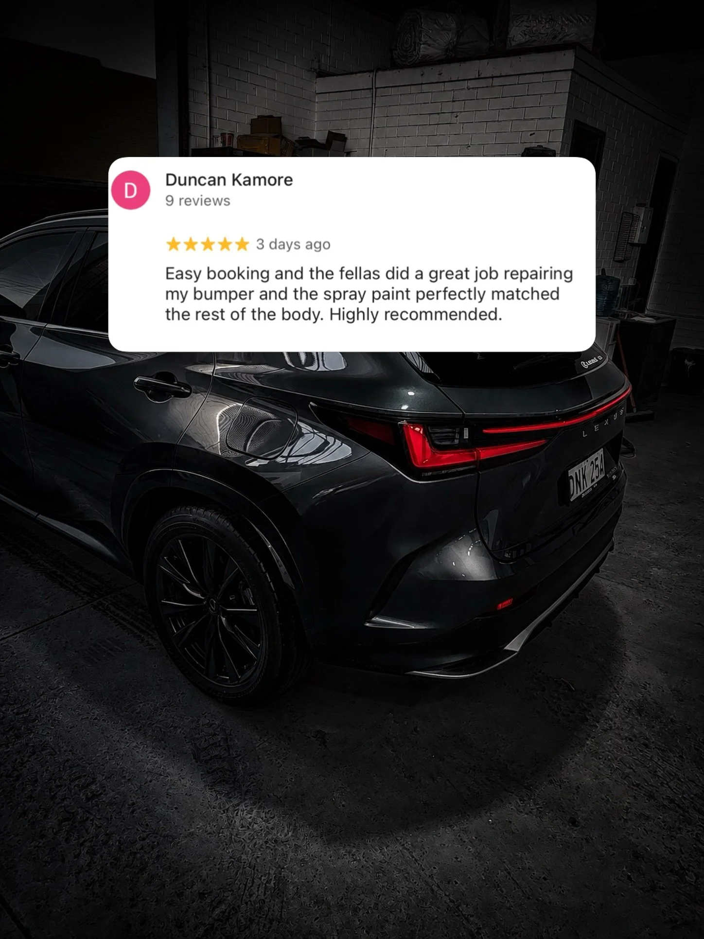 Cheers for the feedback Duncan ⭐️⭐️⭐️⭐️⭐️