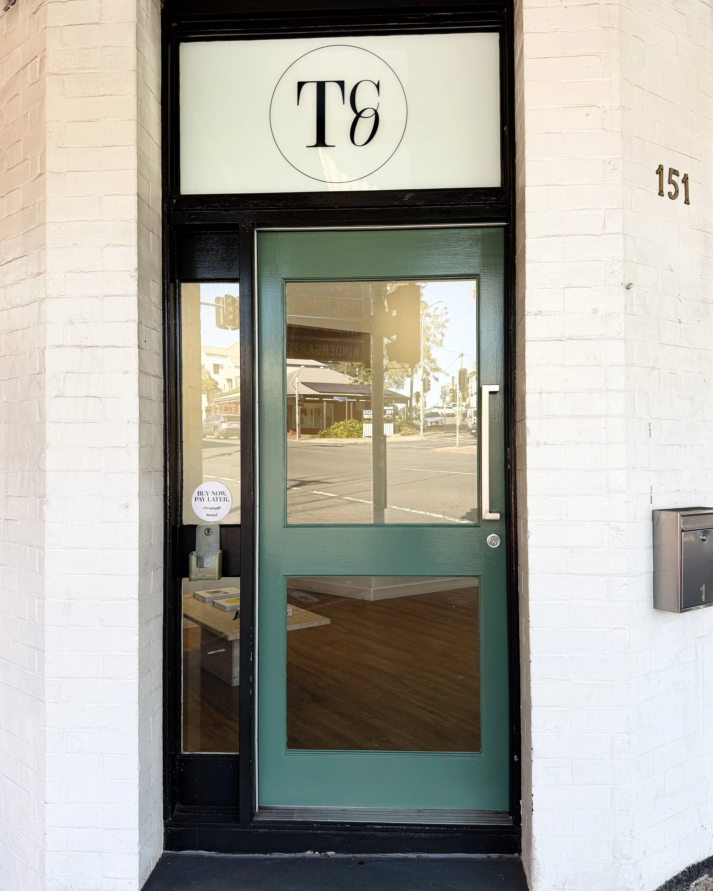 Front entrance to Verde Laser Clinic in Paddington, Brisbane, located inside Tonic Co.