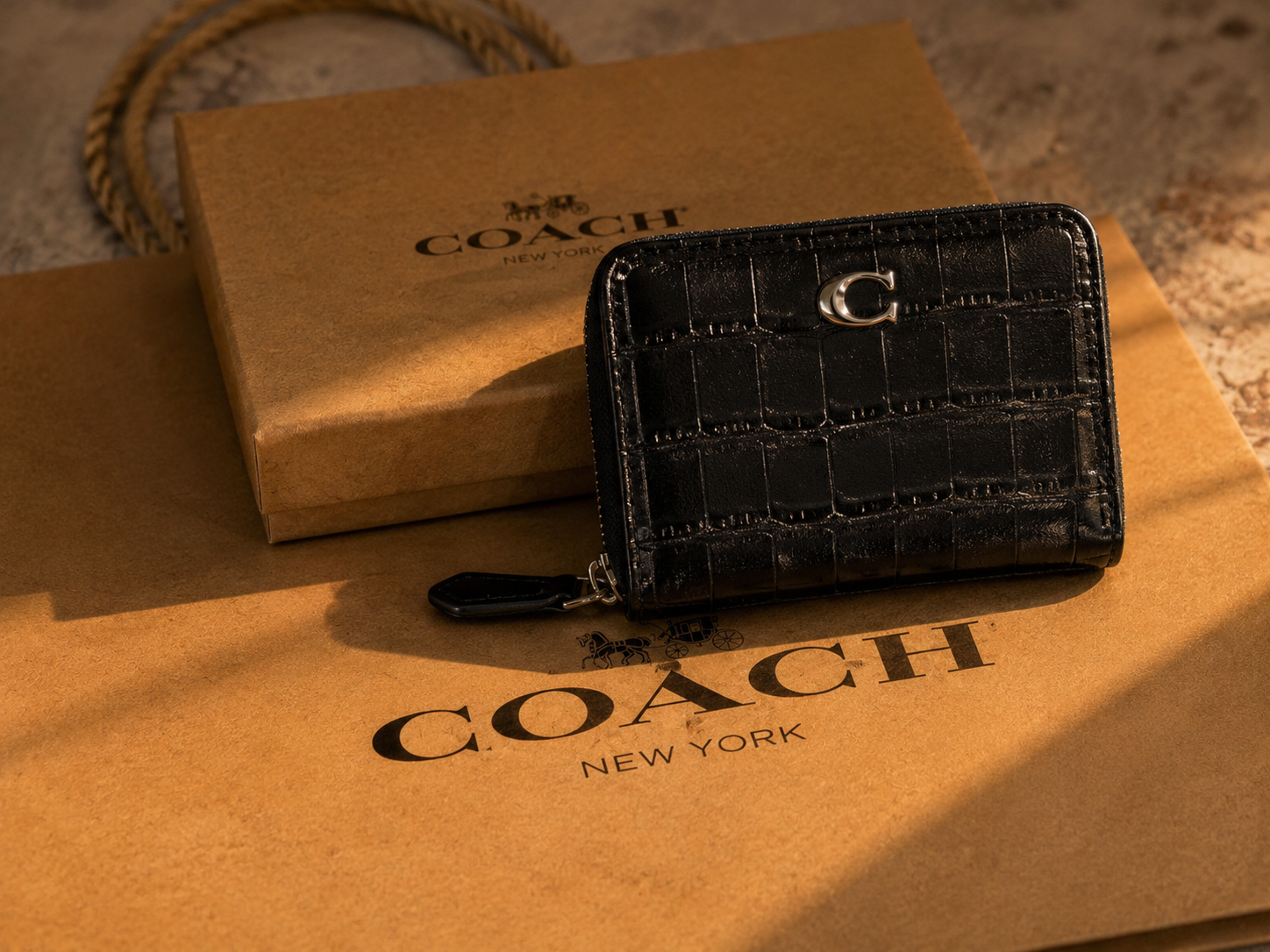 Luxe Leather Compact Wallet