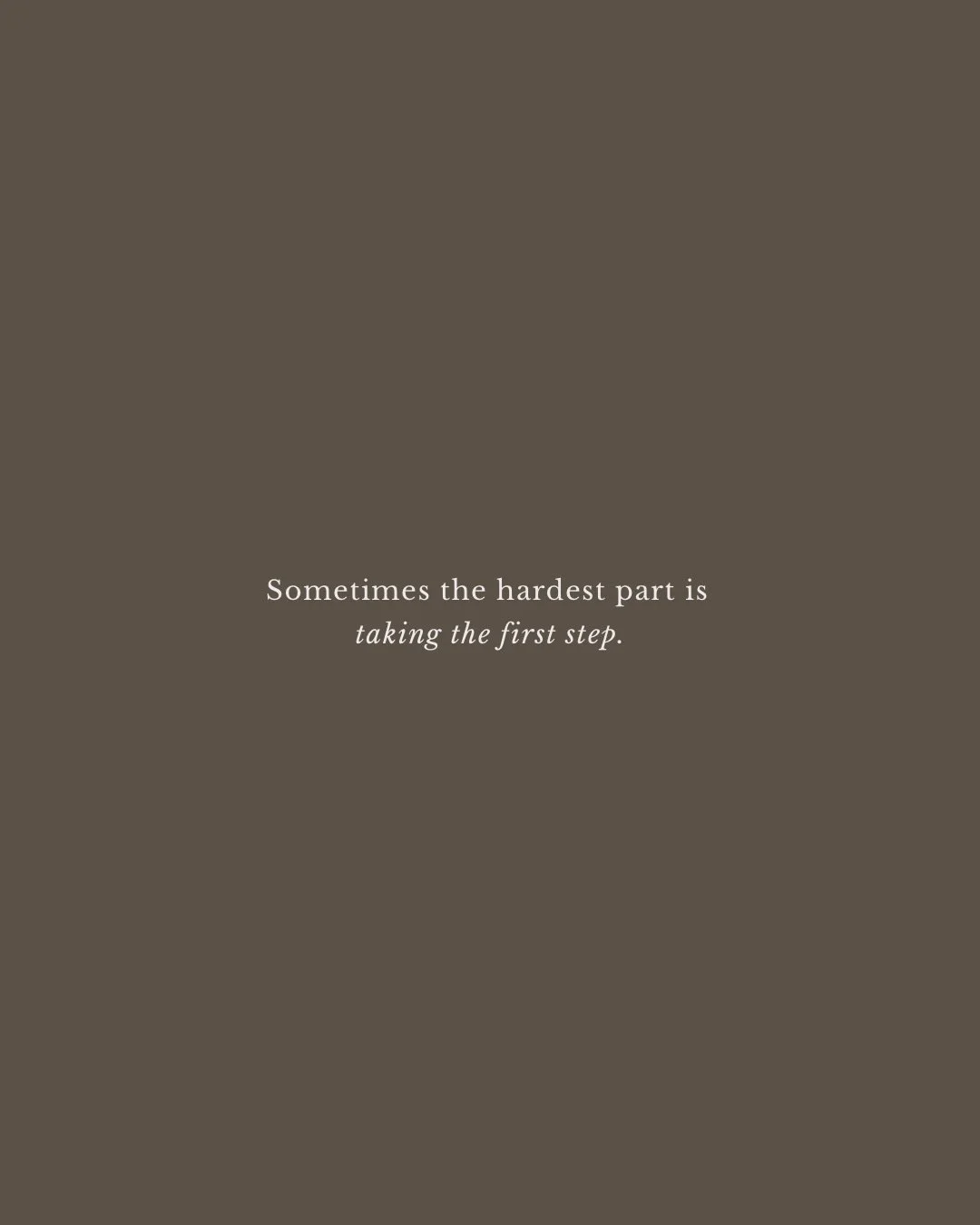 Sometimes, the hardest part is taking the first step. 🤍

When you&rsquo;re mourning, finding the motivation to get up, get outside, move your body, or do something for yourself can feel like a lot.

But movement doesn&rsquo;t have to be about pushin