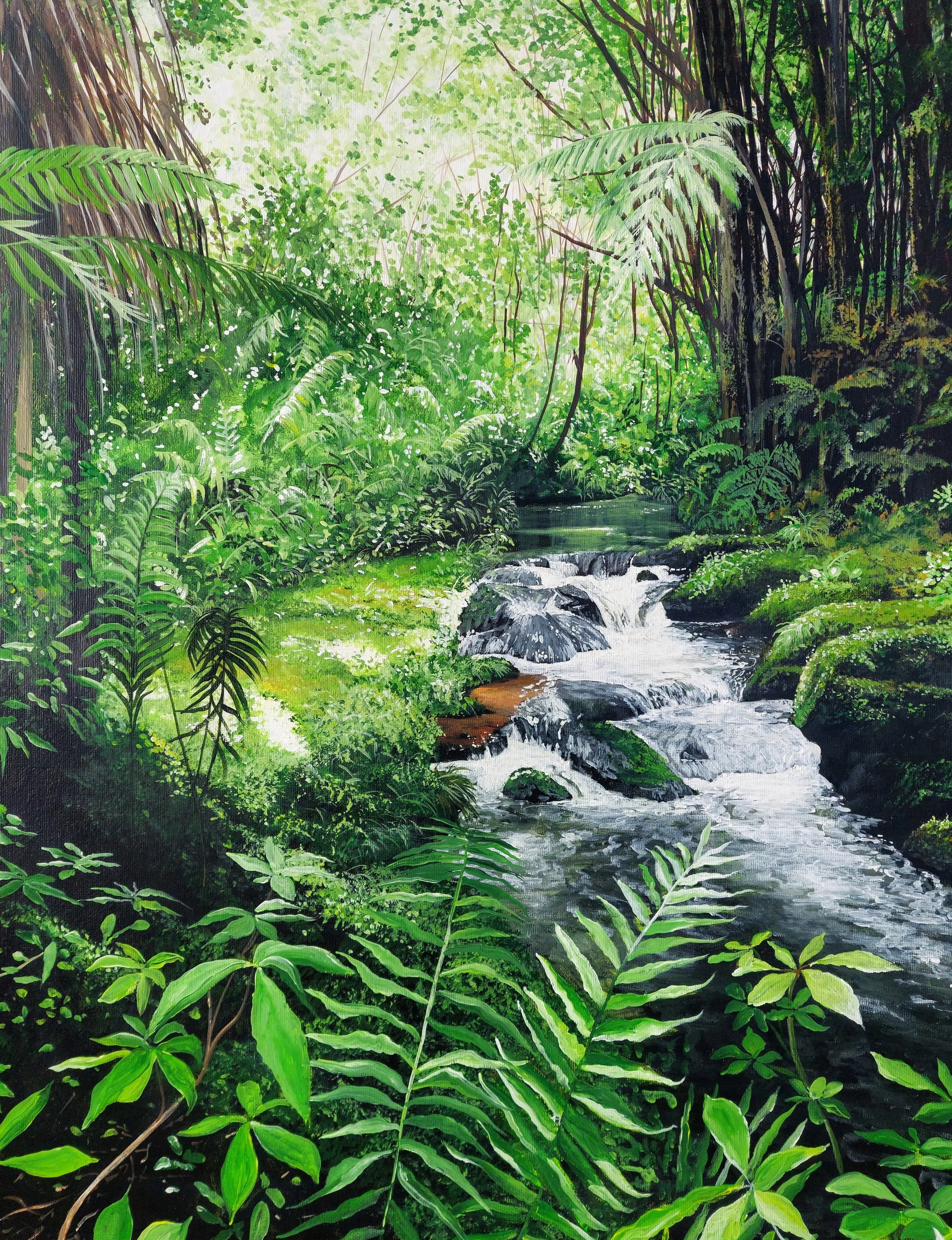 BOUNDARY STREAM (acrylic on board HXW 88X68cm).jpg