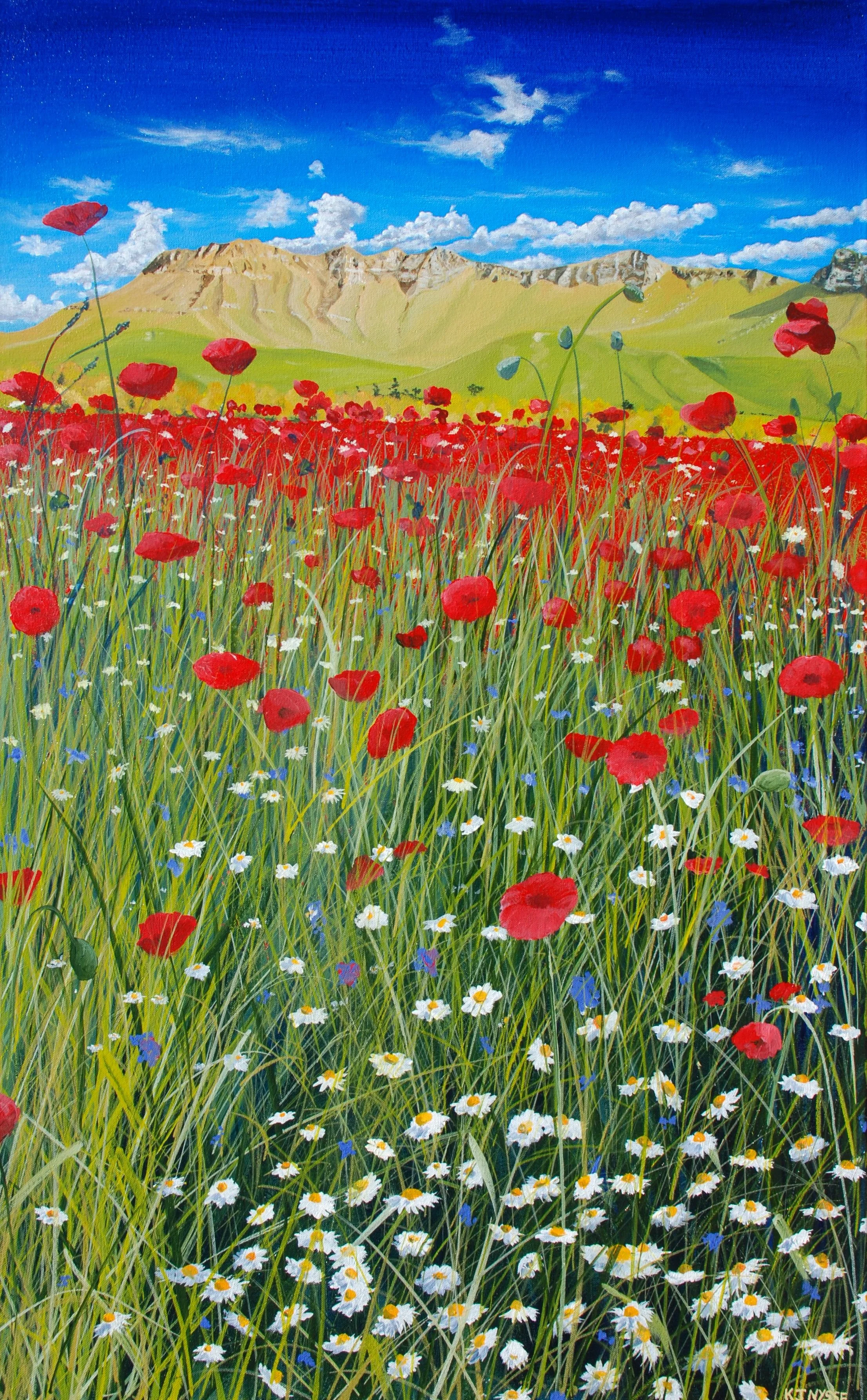 Poppies in Paradise HXW 81X51cm.JPG