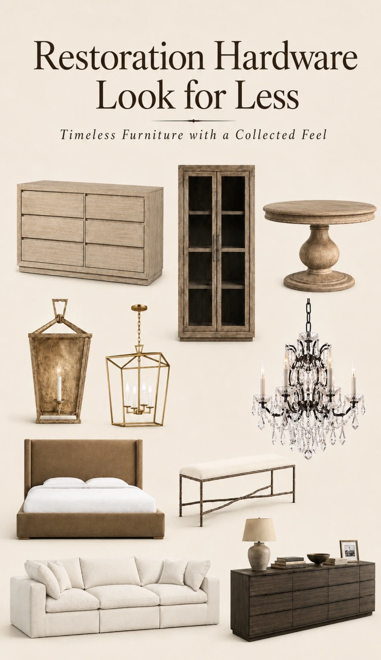 Restoration Hardware Look for Less: Timeless Furniture with a Collected Feel 