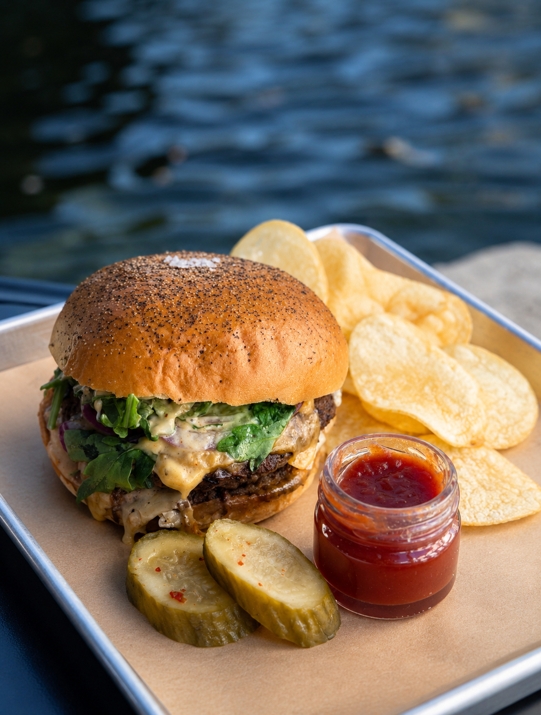 The Room Service Burger — Now Available at Burbank