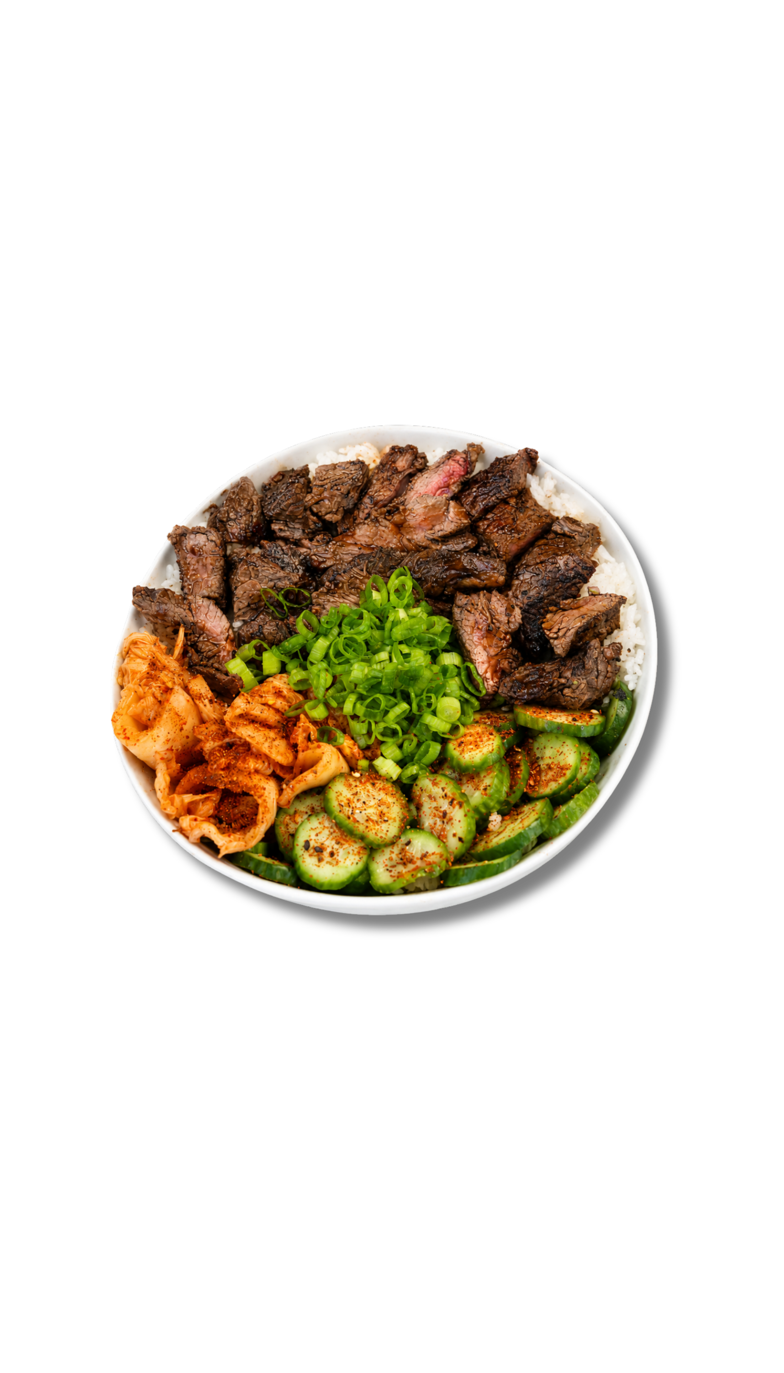 || BONELESS KOREAN · BBNK EXCLUSIVE ||
Papa's Korean Marinated Beef, White Rice, Kimchi, Marinated Cucumber Salad, Green Onion, Togarashi, Papa's Korean BBQ Sauce
