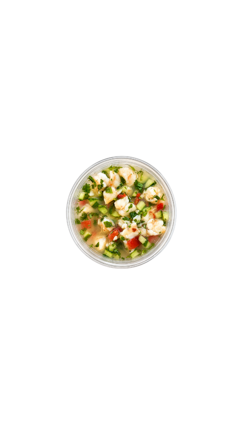 SHRIMP CEVICHE ·
