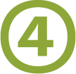Green circular icon with the number 4 inside.