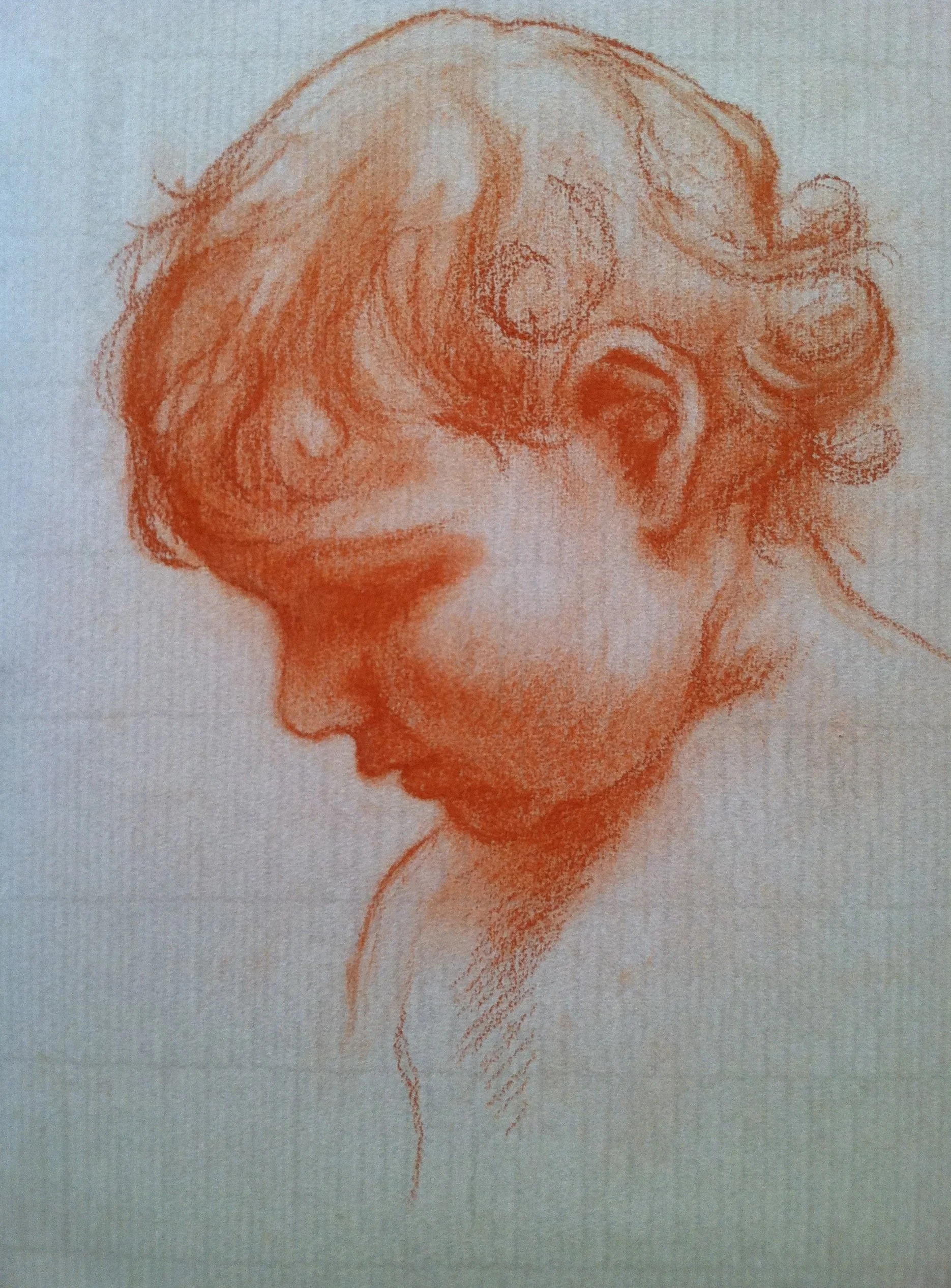 Edward
13 x 9.5 inches
Red Chalk