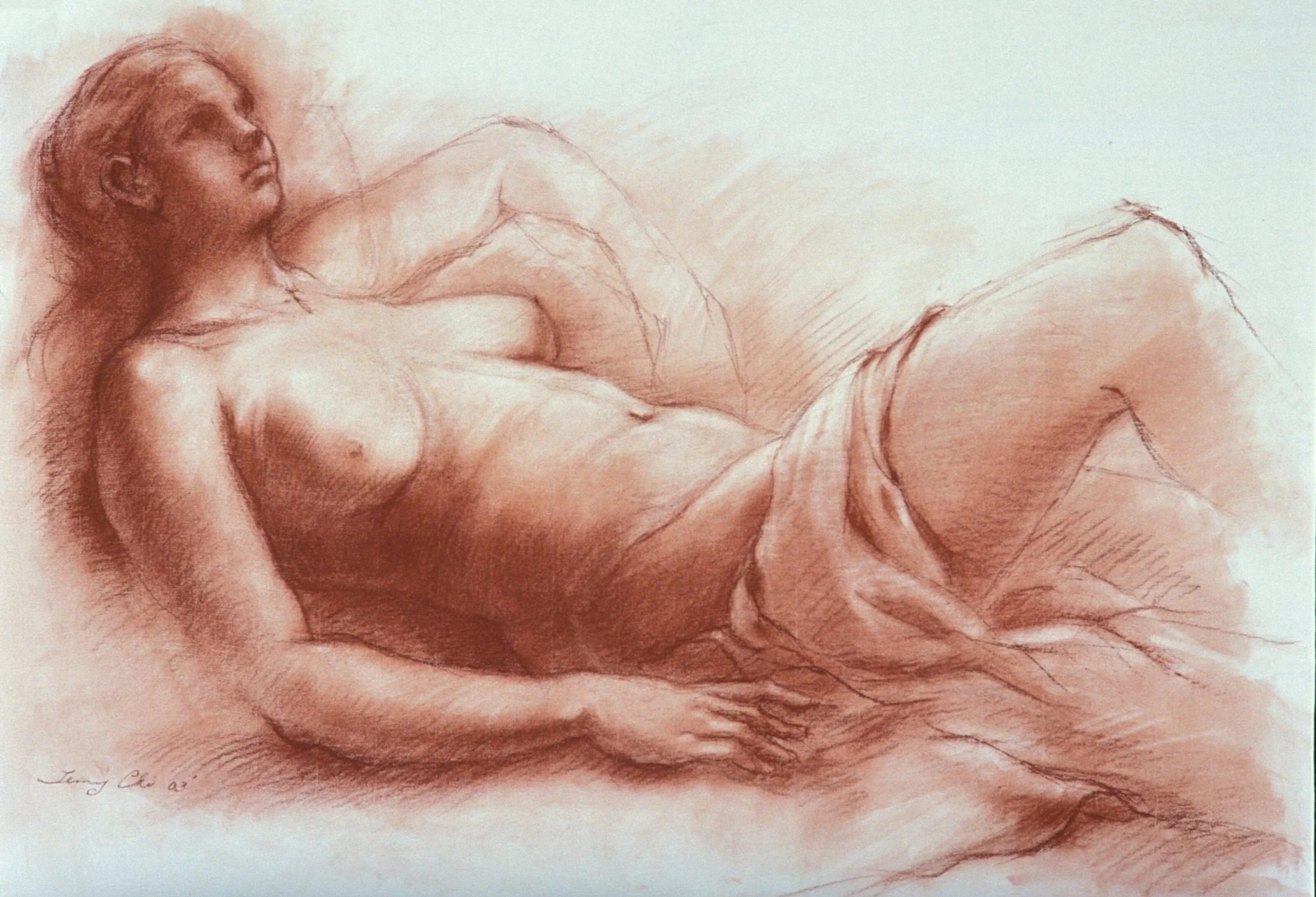 Heloise
22 x 30 inches
Red Chalk