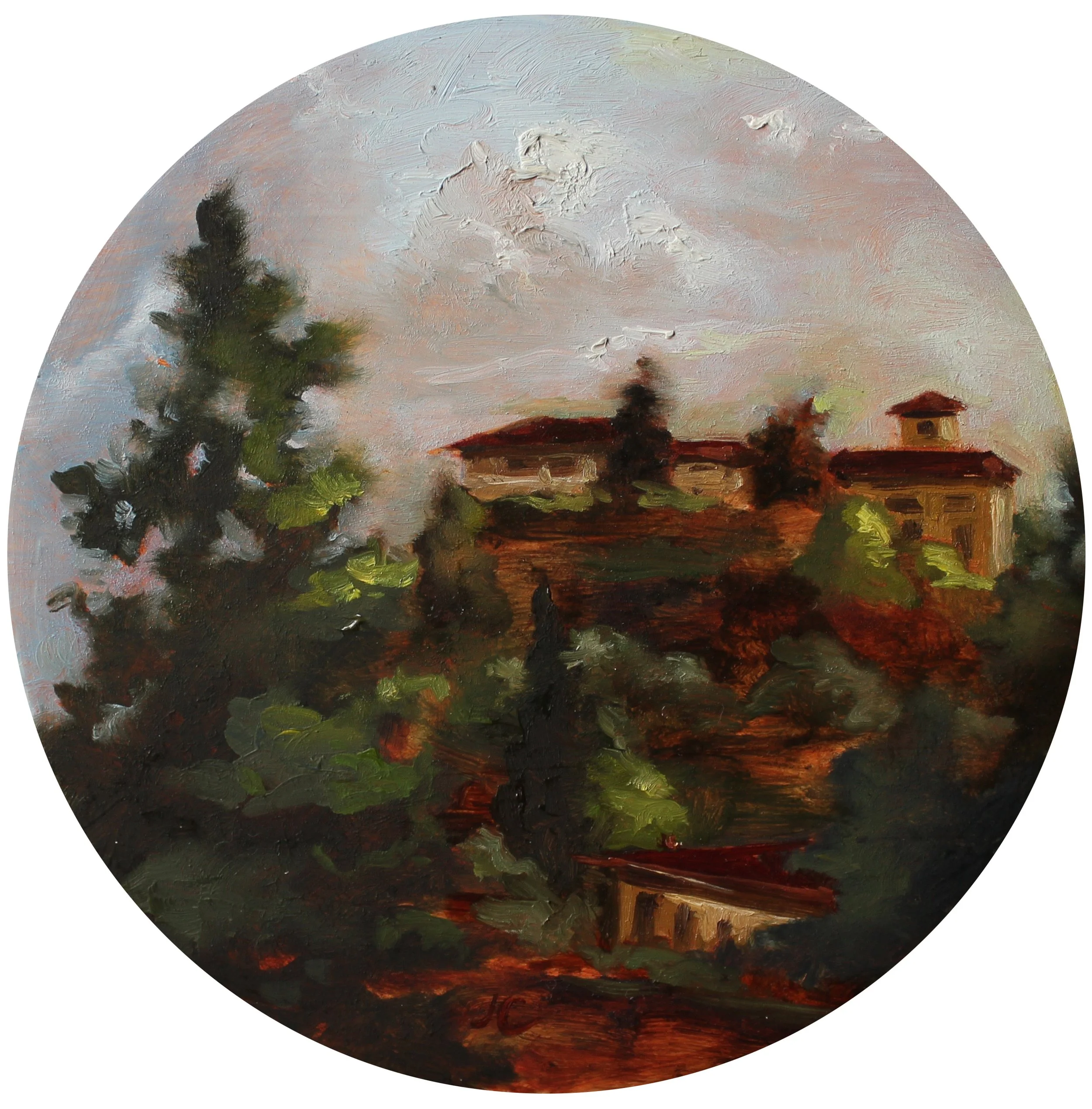 Firenze 2019-2
5 inches in diameter
Oil on Copper