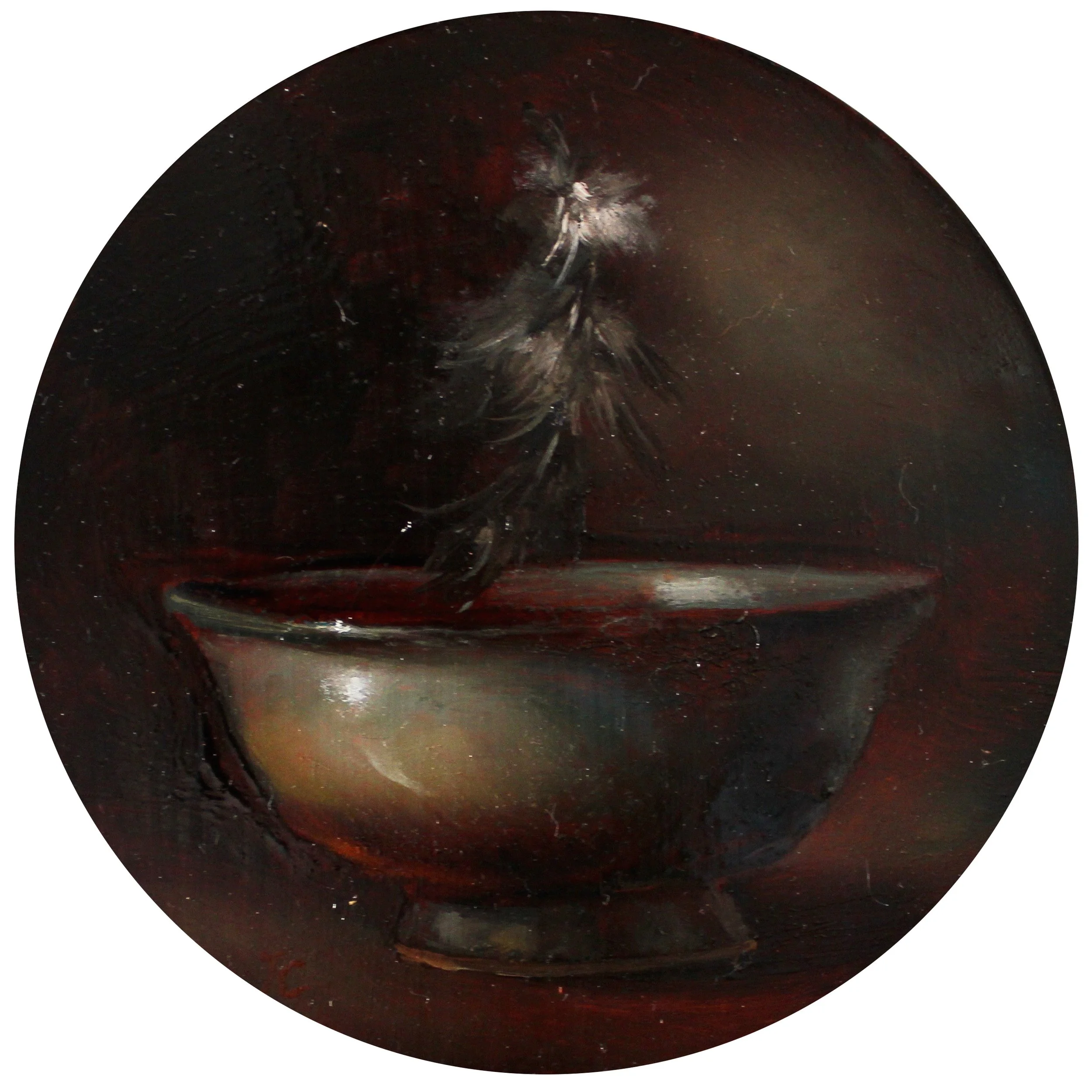 Offering
5 inches in diameter
Oil on Copper