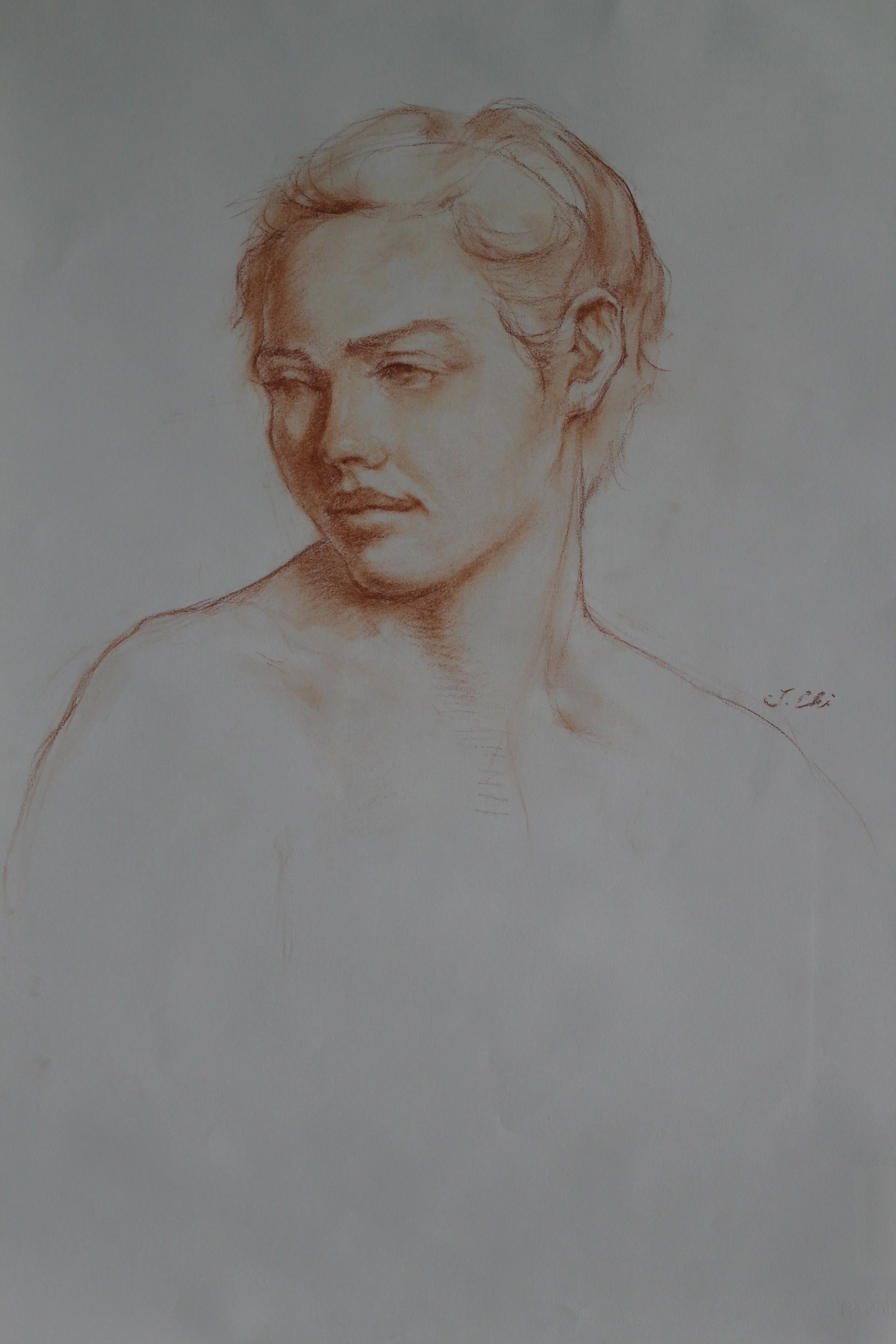 Persephone
26 x 19 inches
Red Chalk