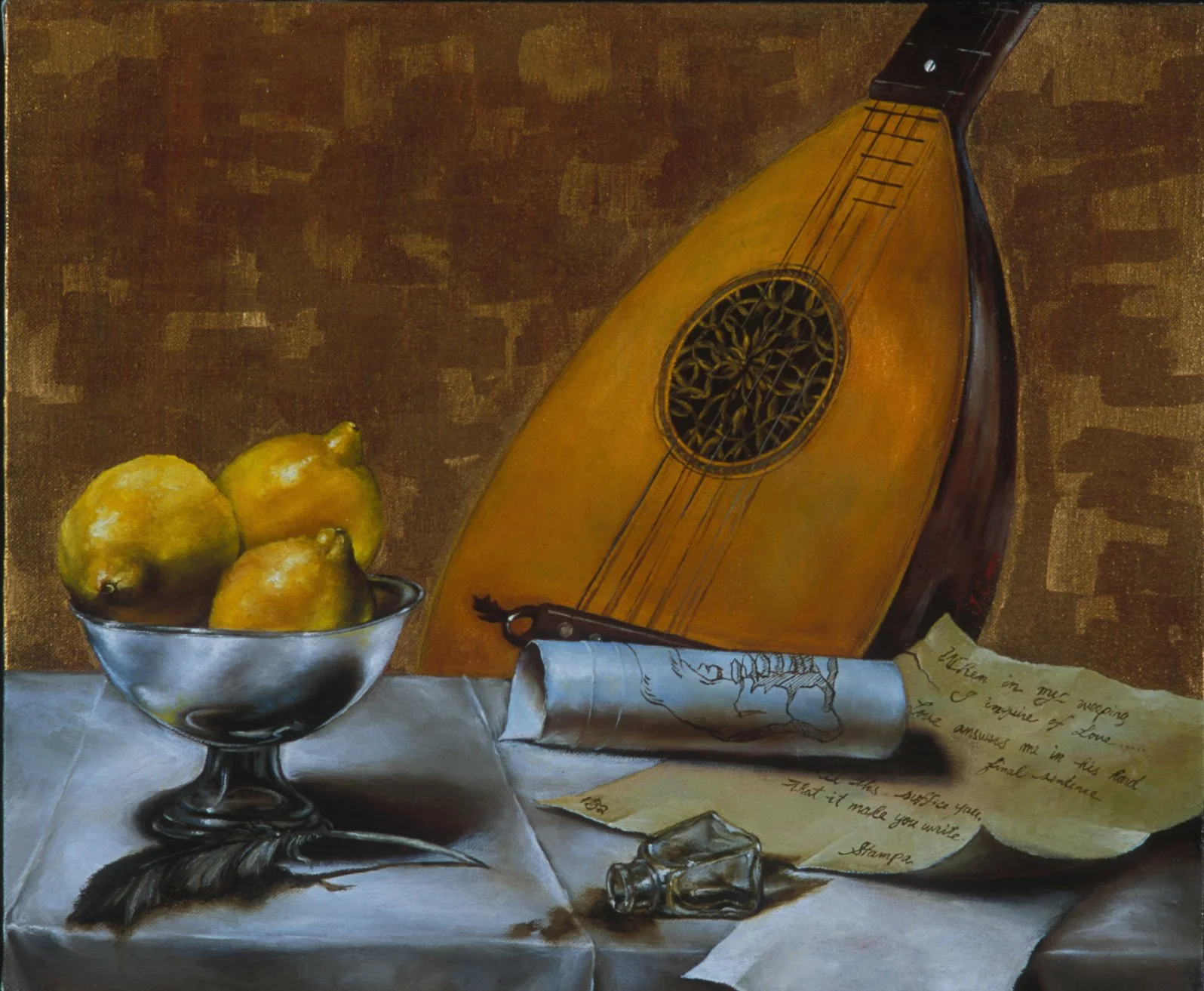 Stampa's Passion Still Life
15 x 18 inches
Oil on Linen