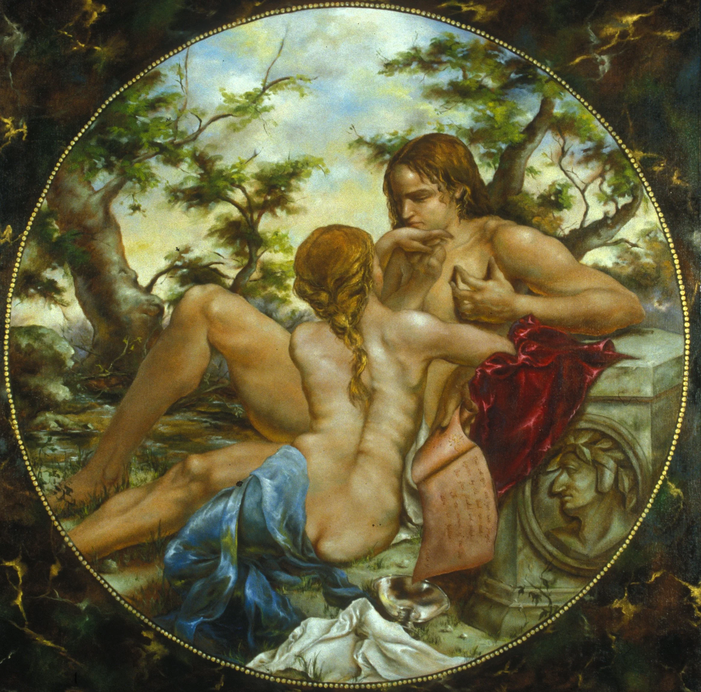 Paolo and Francesca
50 x 50 inches
Oil on Linen