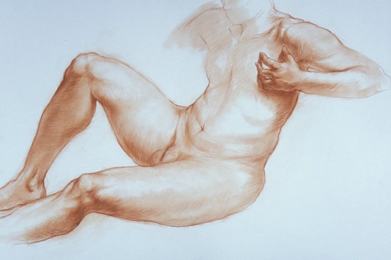 Study of Paolo
30 x 42 inches
Red Chalk on White Paper 