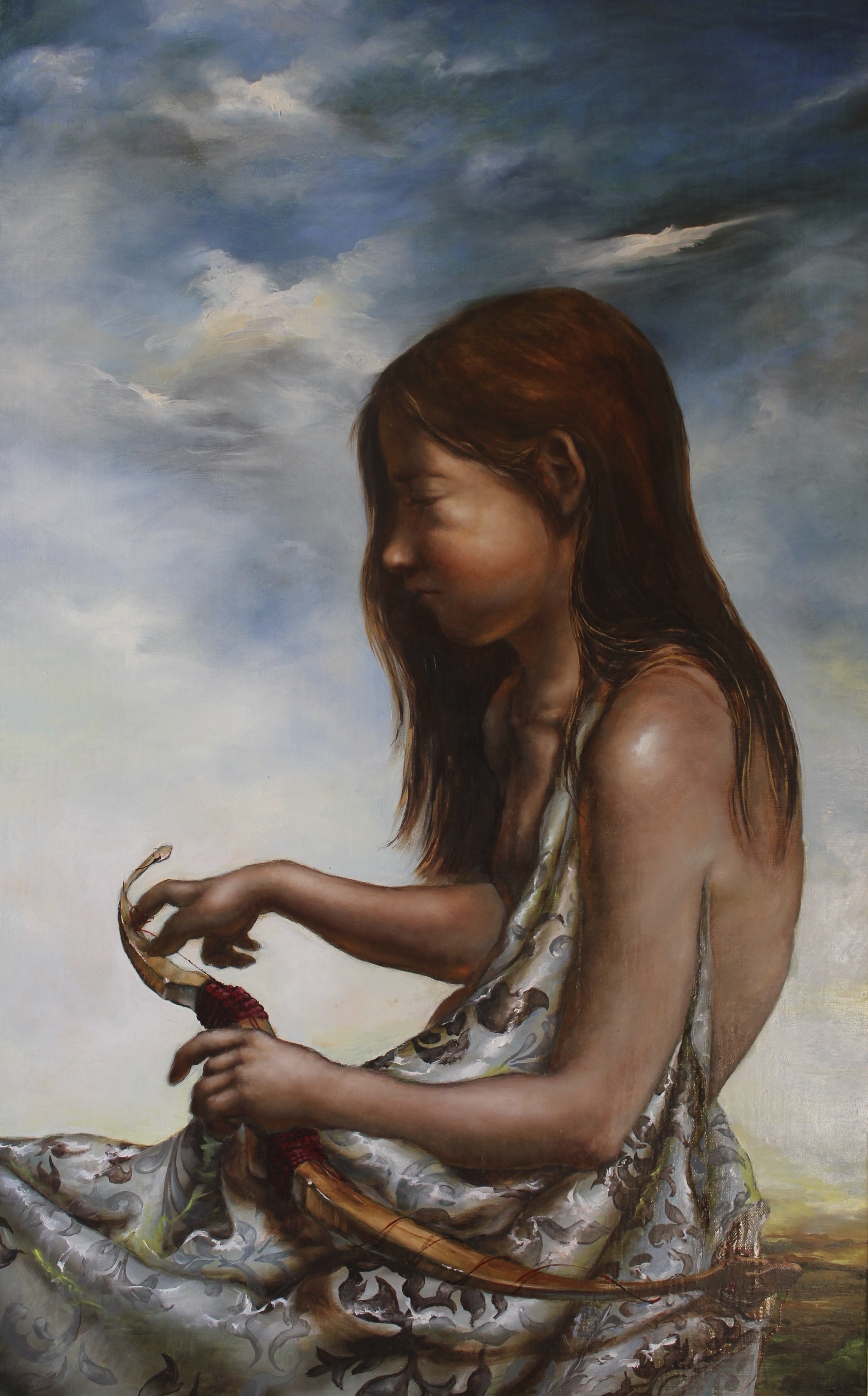 Young Artemis
32 x 20 inches
Oil on Linen