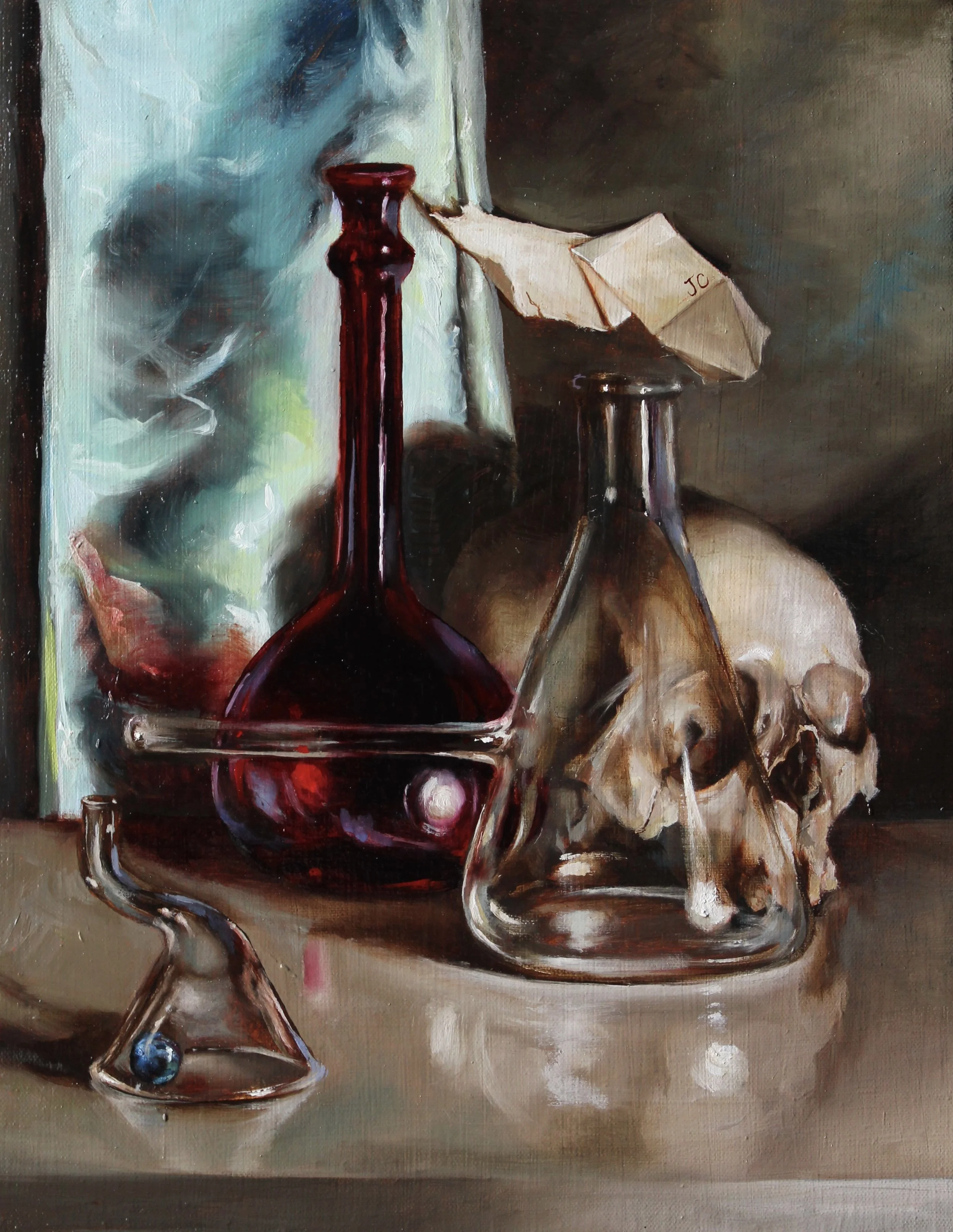 Dark Secret of Dorian Gray
16 x 12.5 inches
Oil on Linen