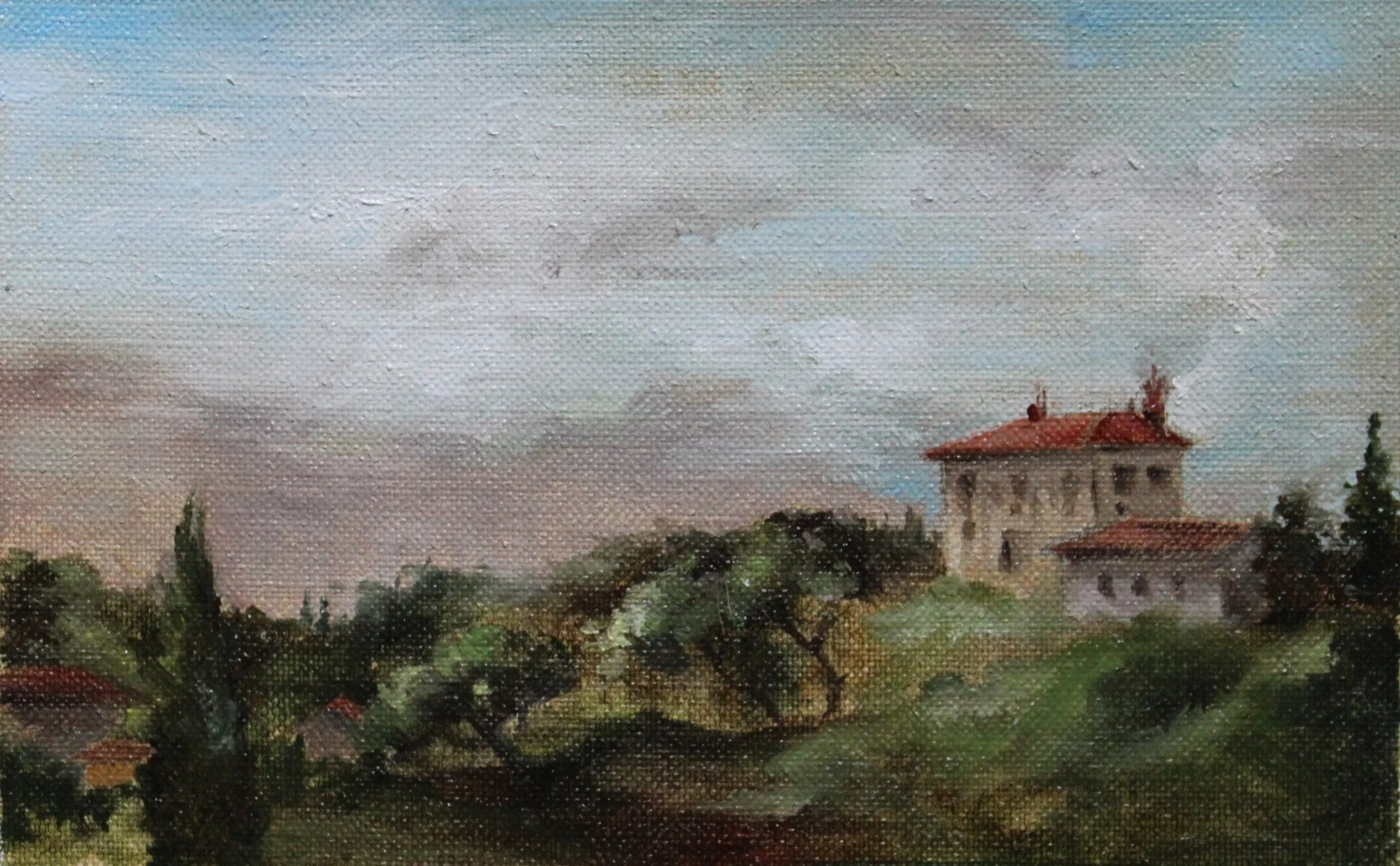 Tuscan Sky
4 x 6.5 inches
Oil on linen
