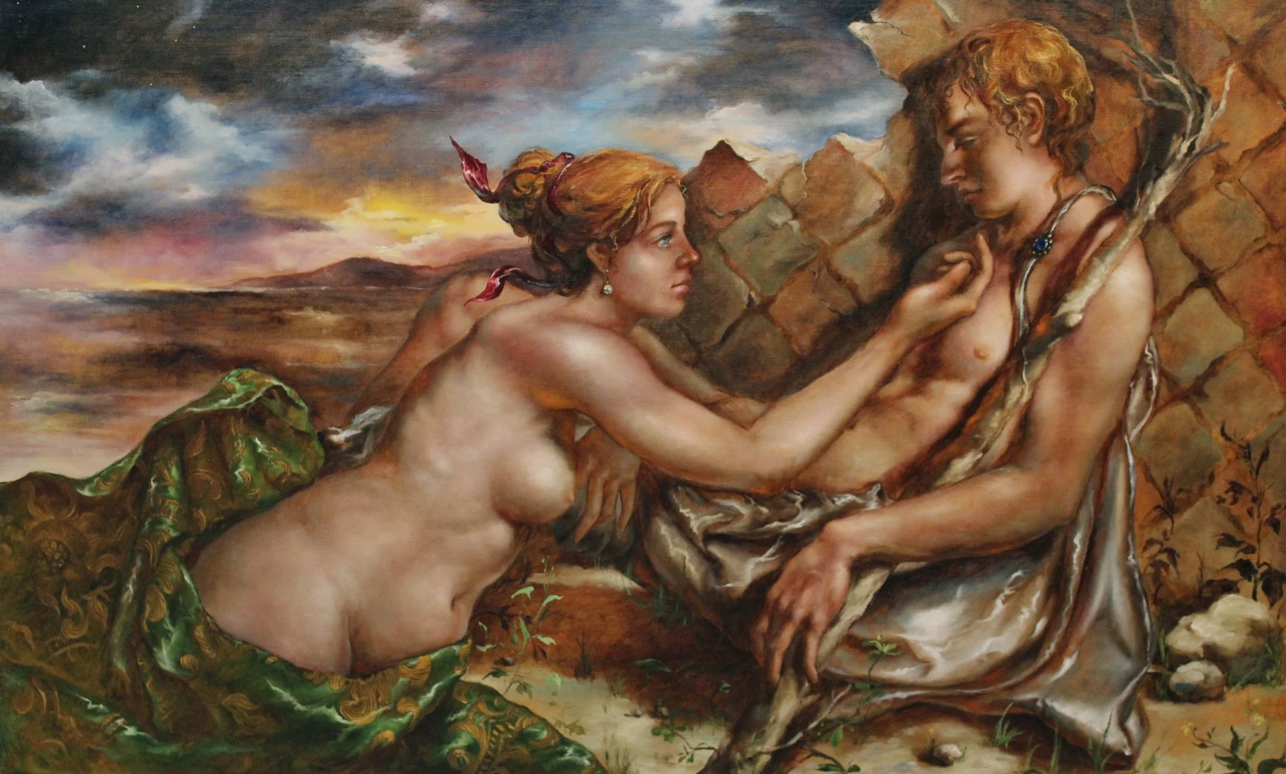 Selene and Endymion
32 x 52 inches
Oil on Linen