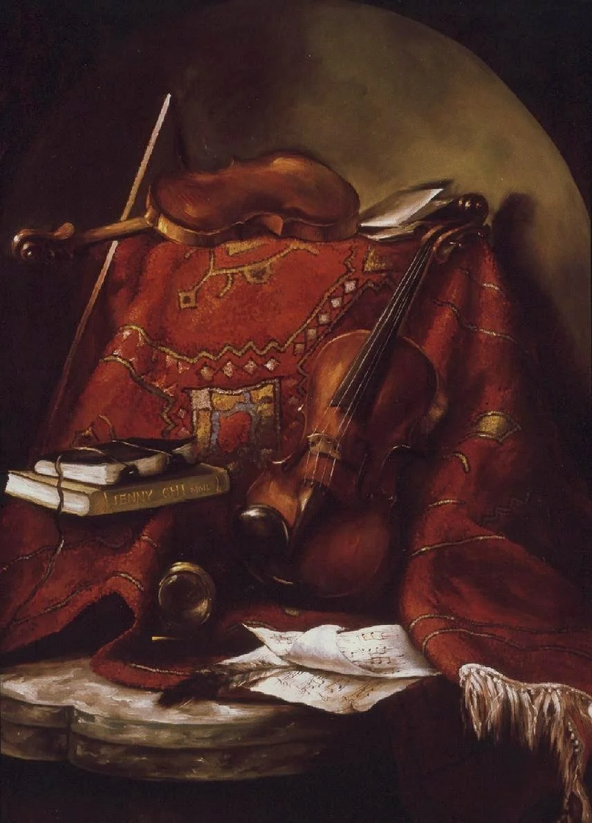 Arte Musica II
42 x 30 inches
Oil on Linen