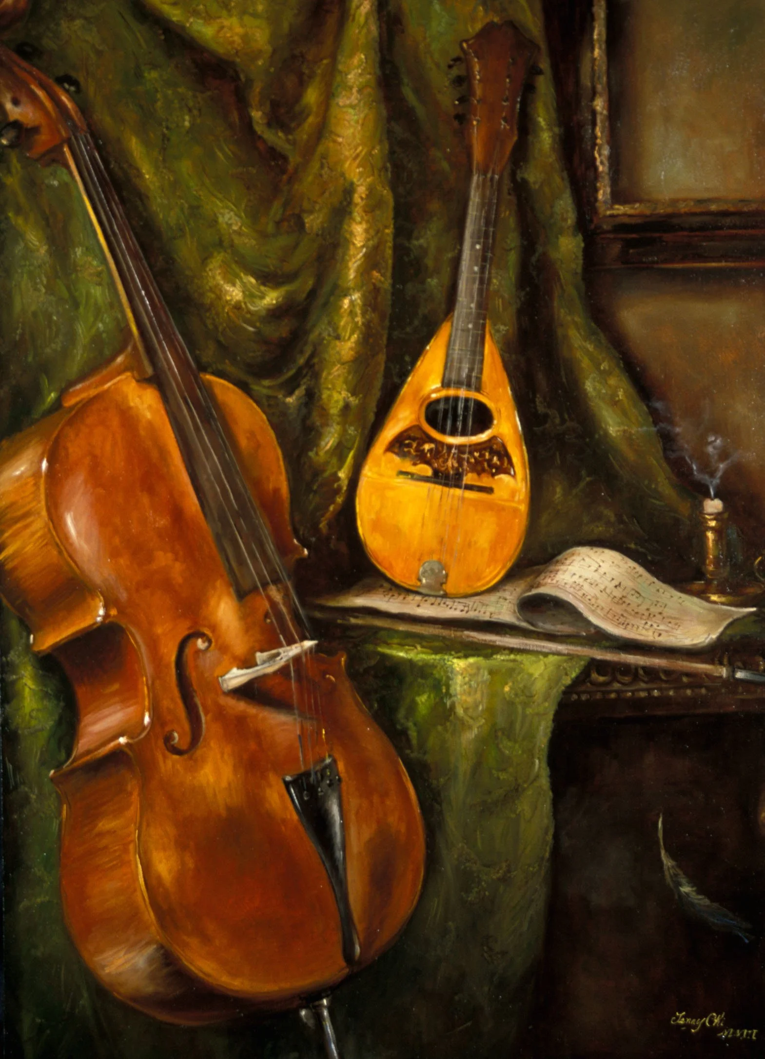 Arte Musica II
42 x 30 inches
Oil on Linen
