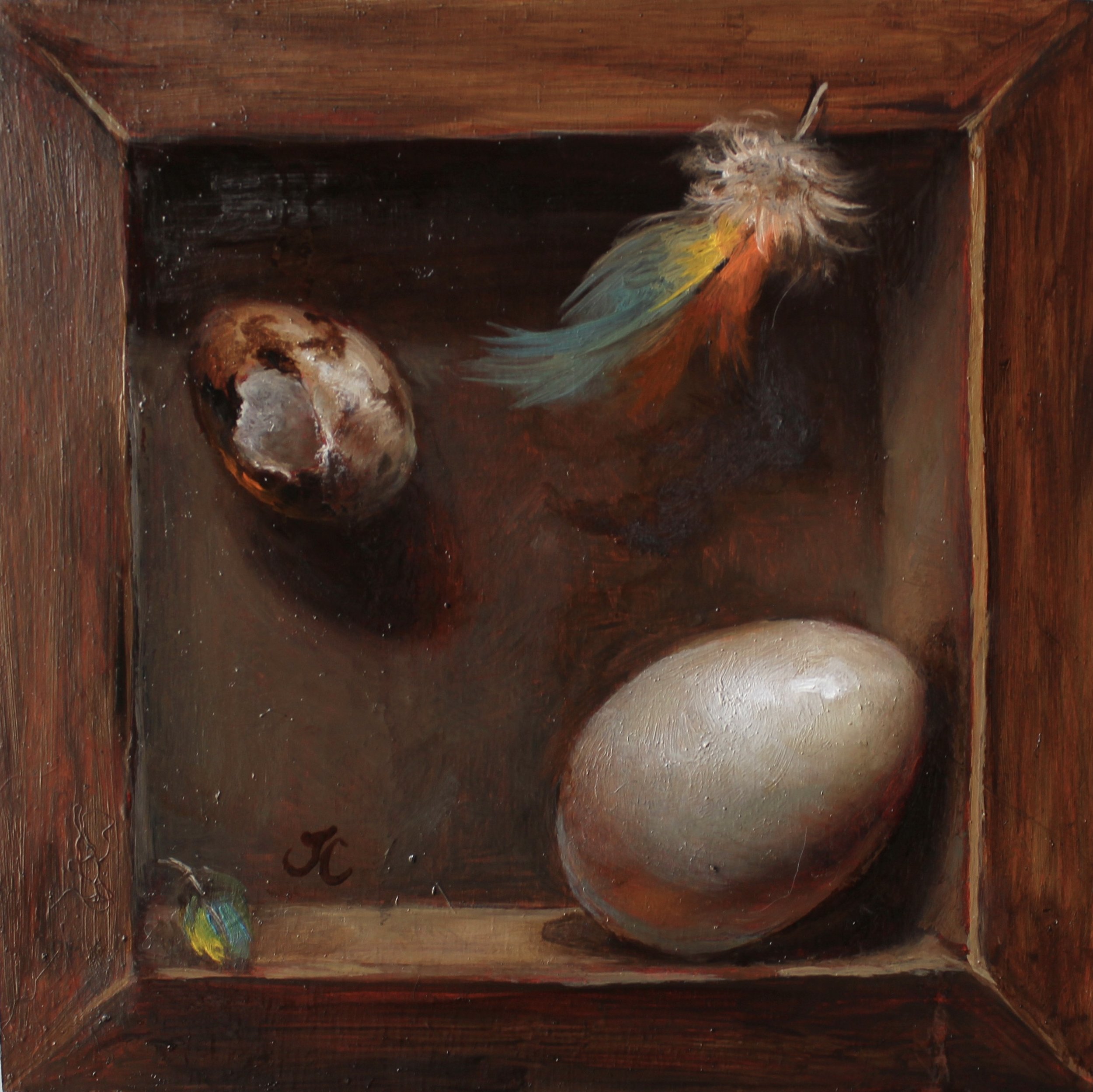Breaking Free
6 x 6 inches
Oil on Wood