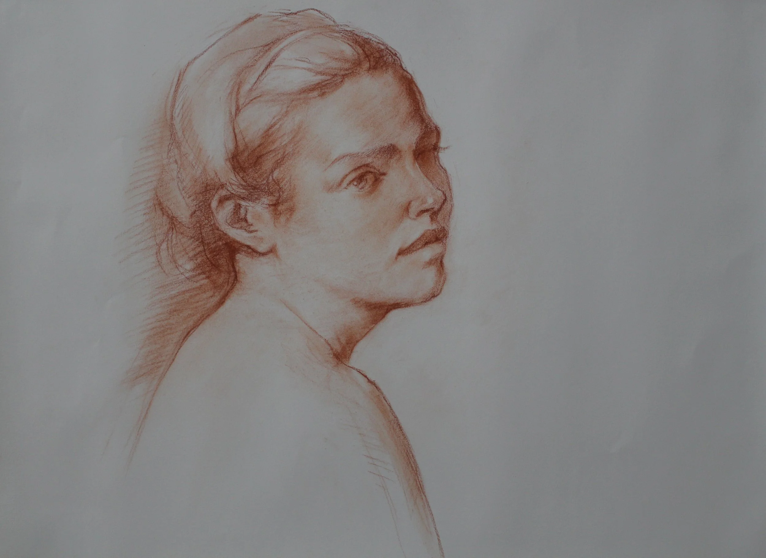 Galatea
19 x 26 inches
Red Chalk