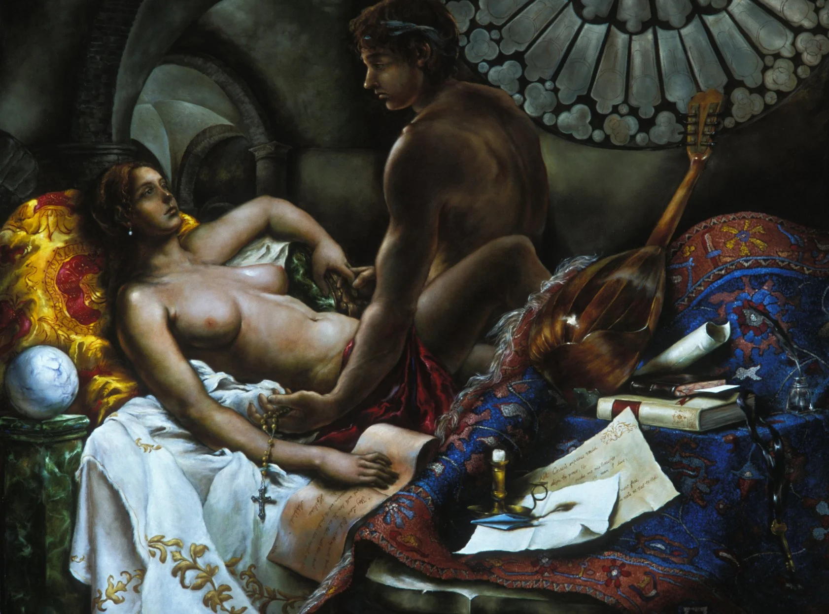 Heloise and Abelard
40 x 52 inches
Oil on Linen
