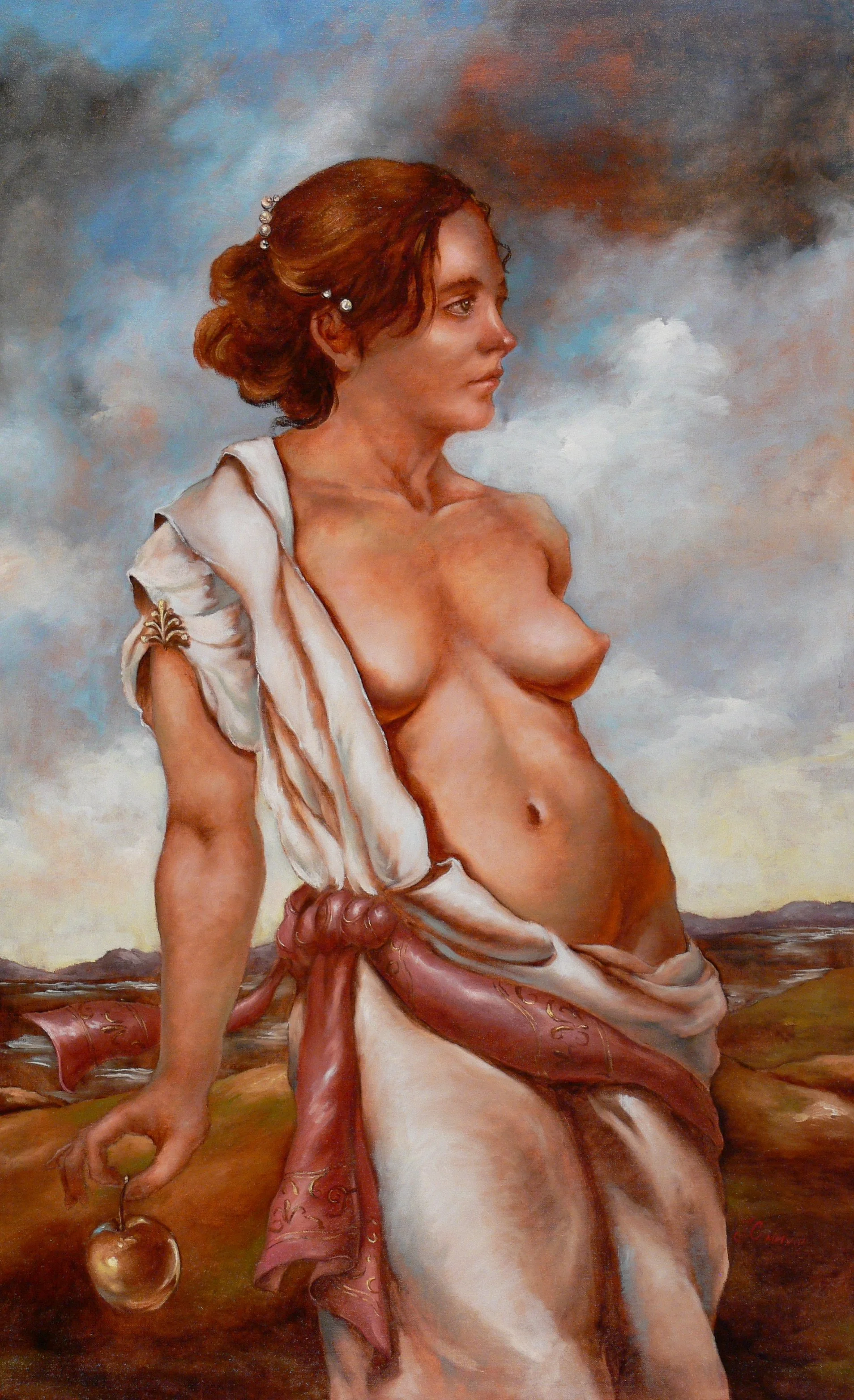 The Triumph of Aphrodite
39 x 24 inches
Oil on Linen