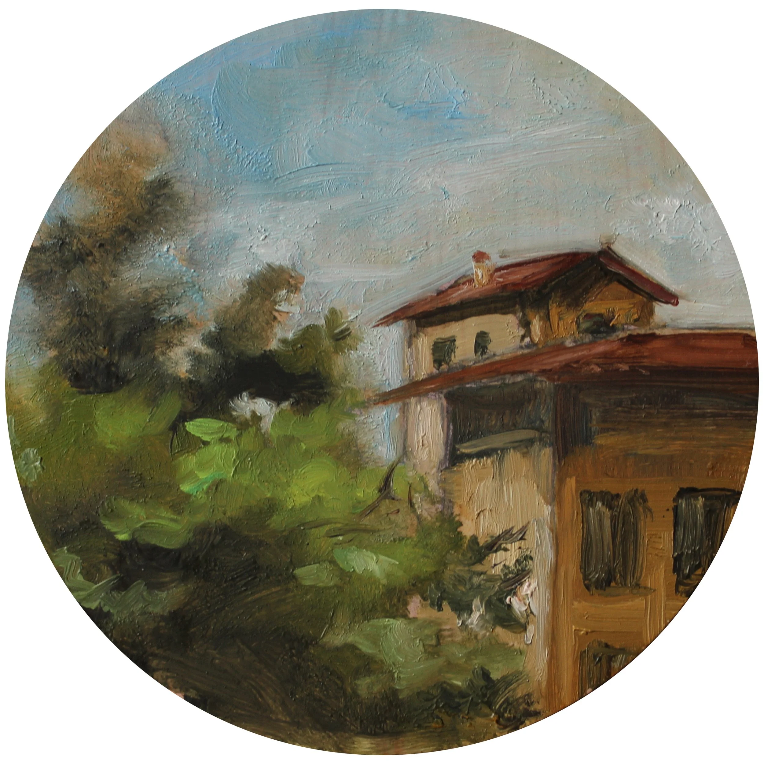 Firenze 2019-3
3 inches in diameter
Oil on Copper