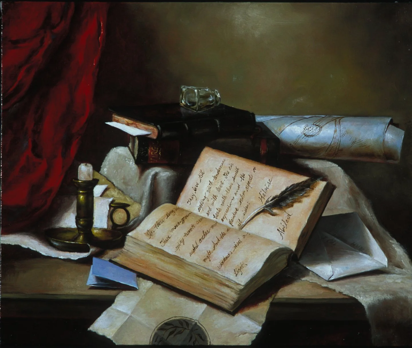 Letters of Heloise & Abelard
15 x 18 inches	
Oil on Linen