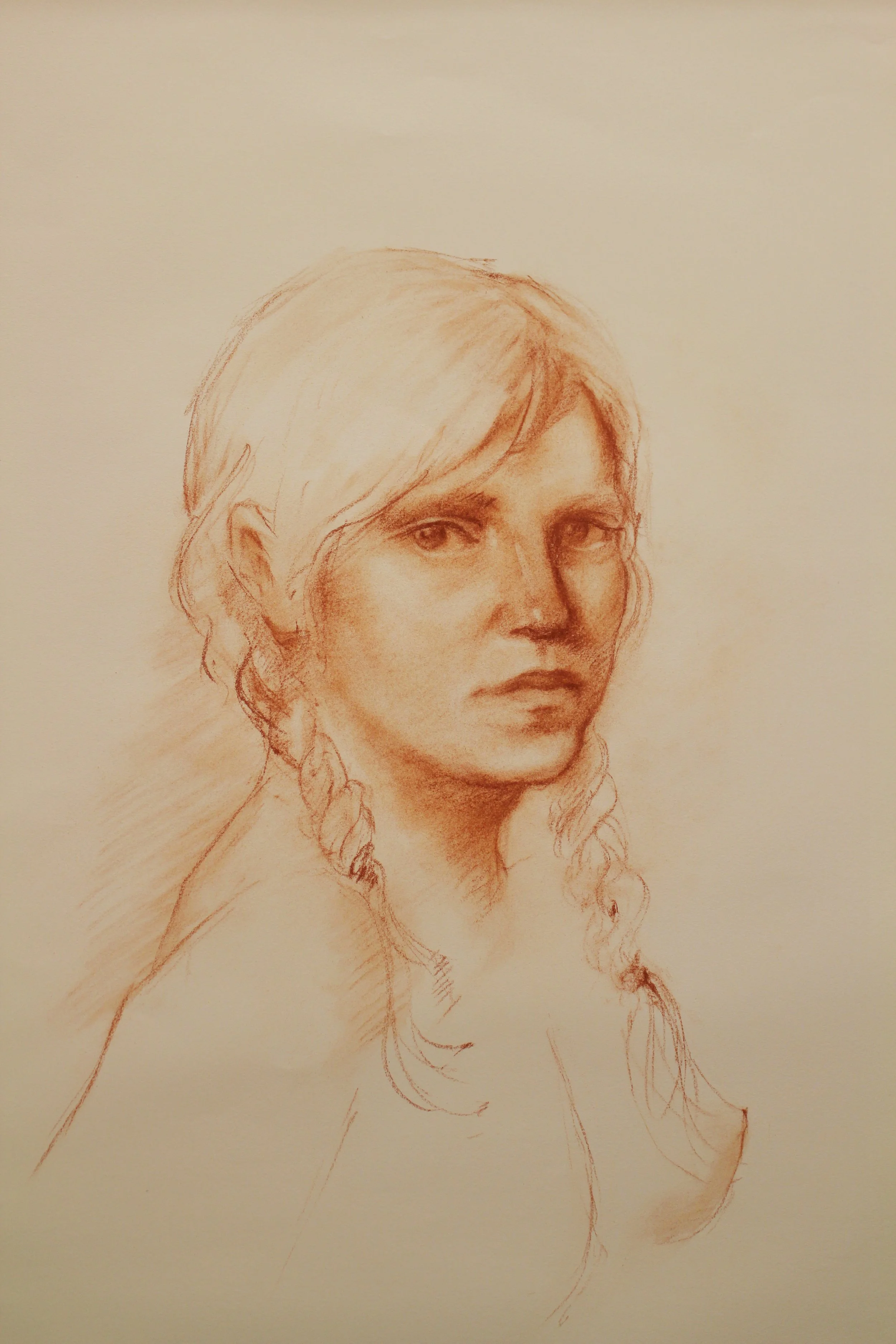 Marissa
26 x 19 inches
Red Chalk