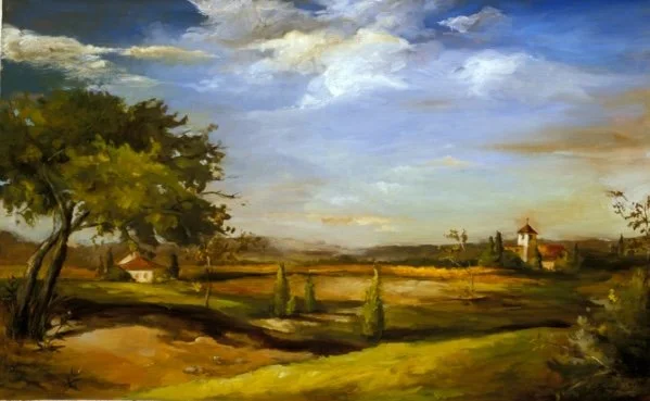 Tuscan Landscape
15 x 26 inches
Oil on Linen